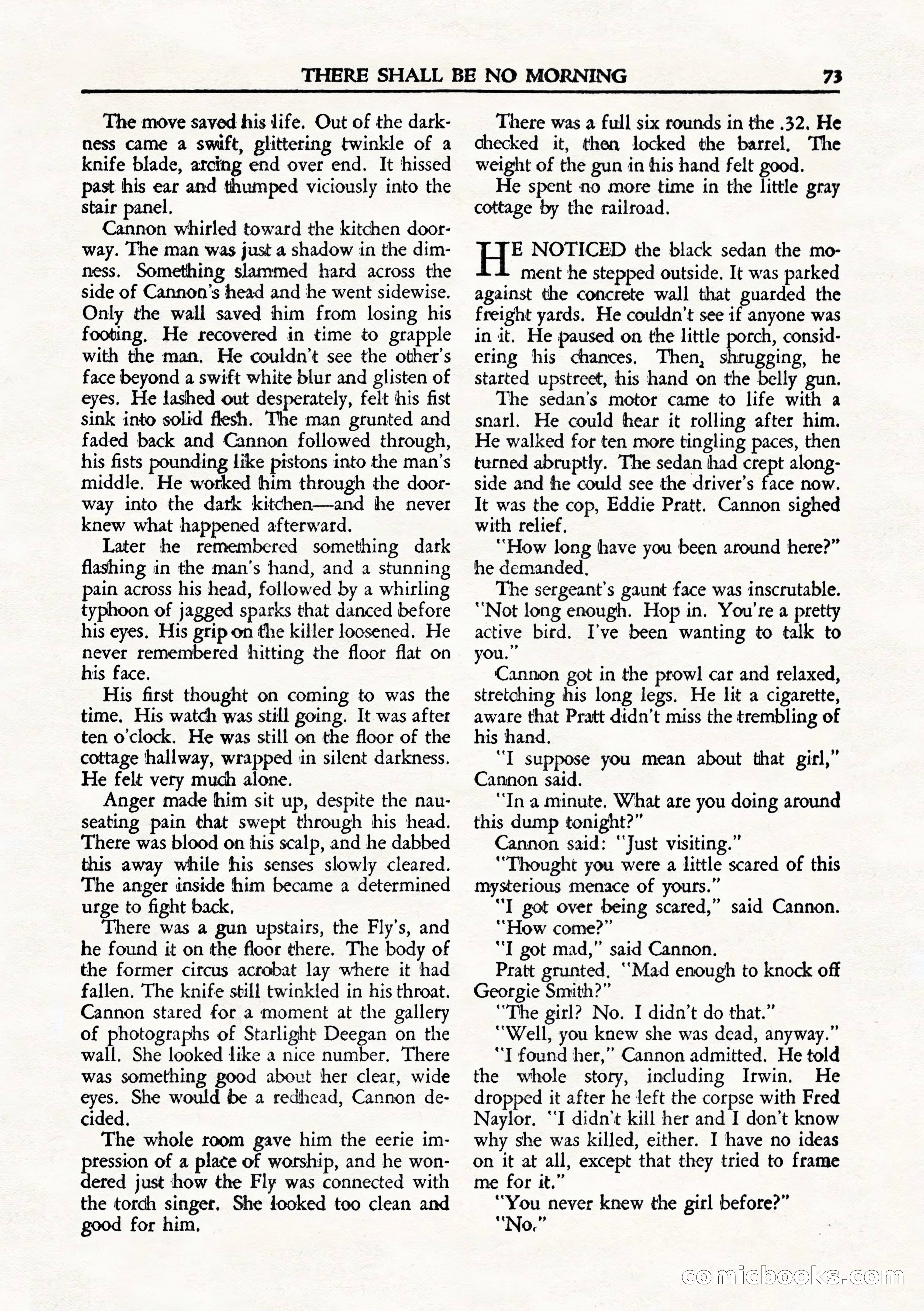 Private Detective Stories, August 1944 — page 75 of 100