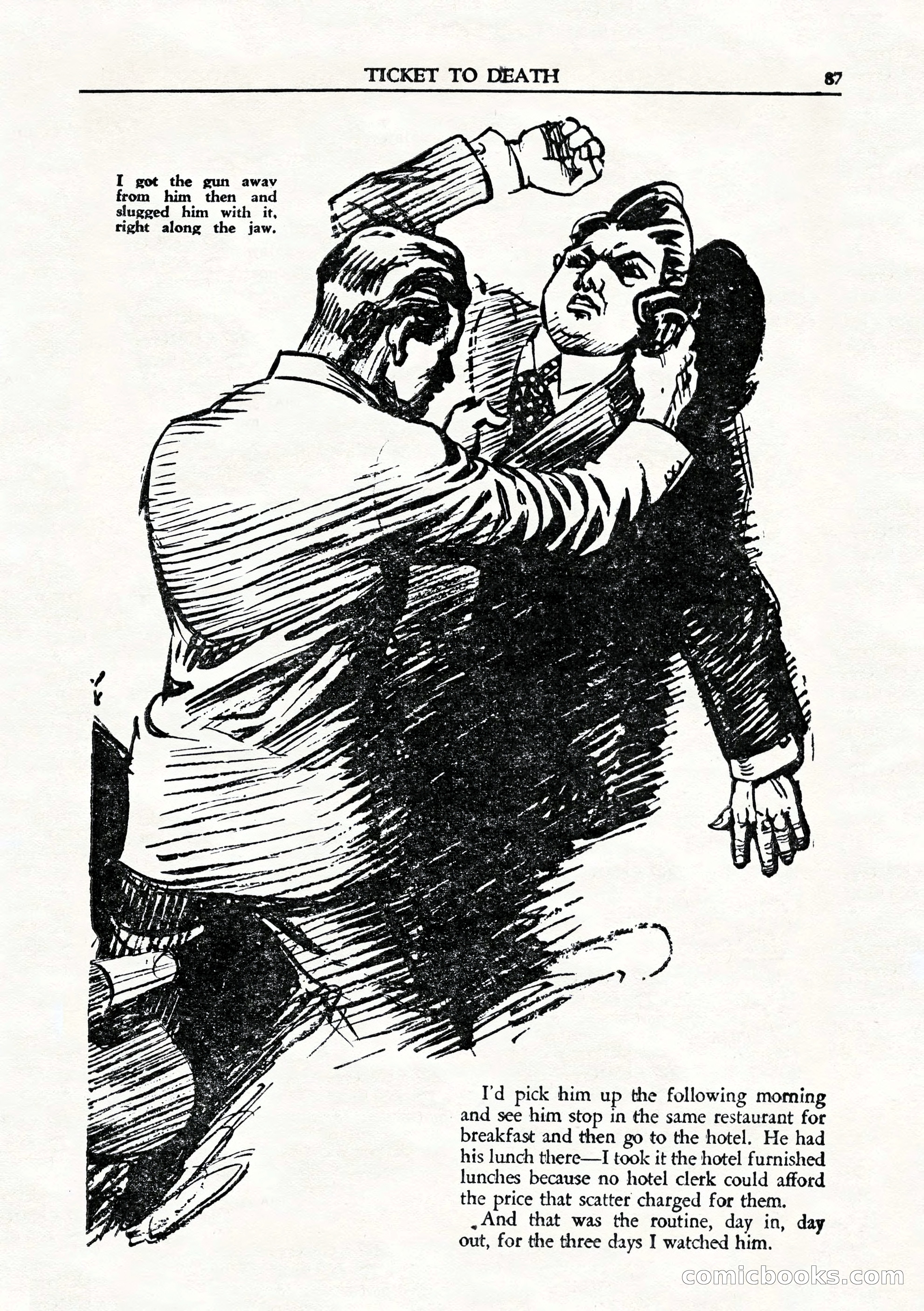 Private Detective Stories, August 1944 — page 89 of 100