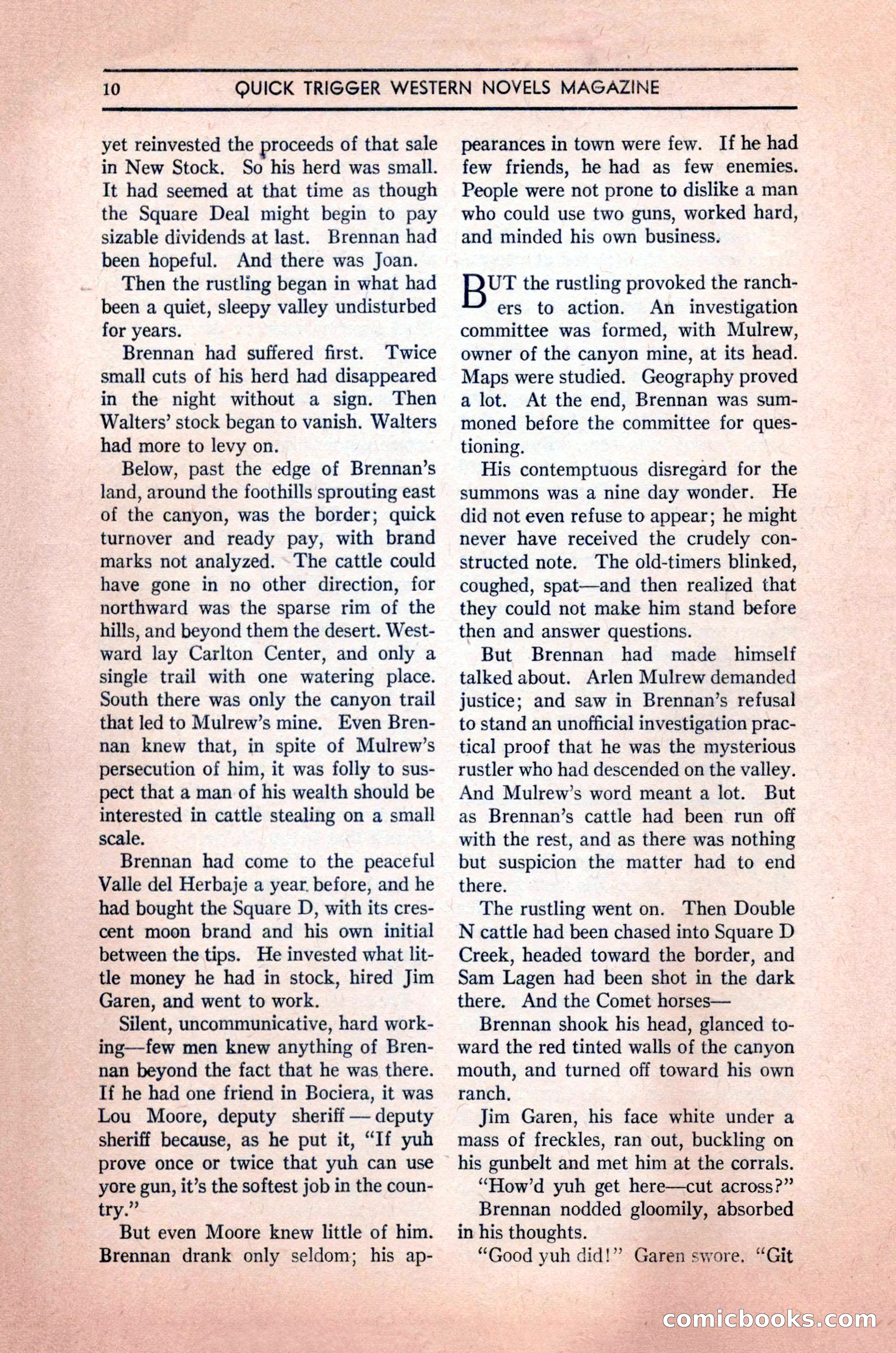 Quick Trigger Western Novels — page 12 of 132