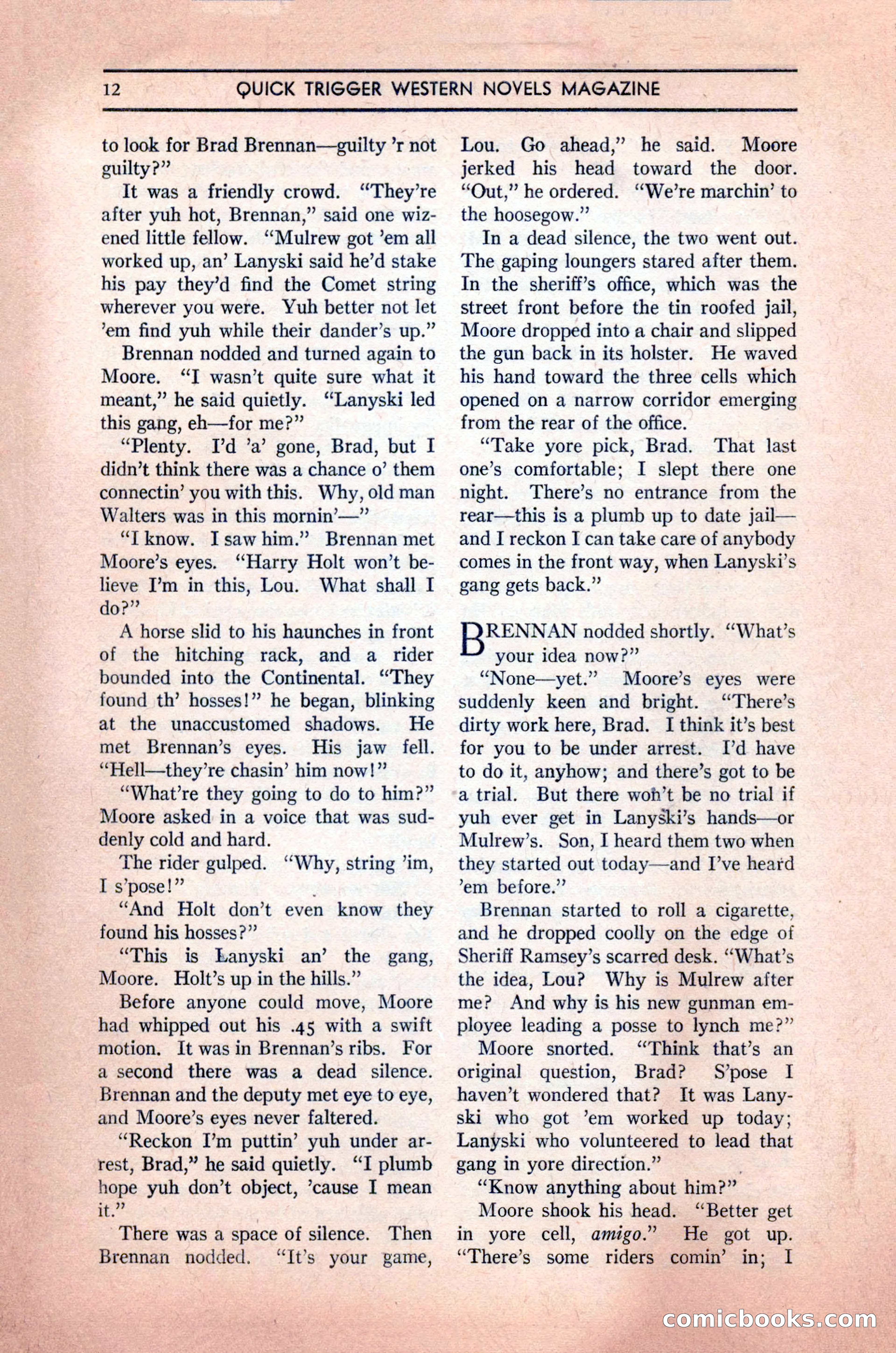 Quick Trigger Western Novels — page 14 of 132
