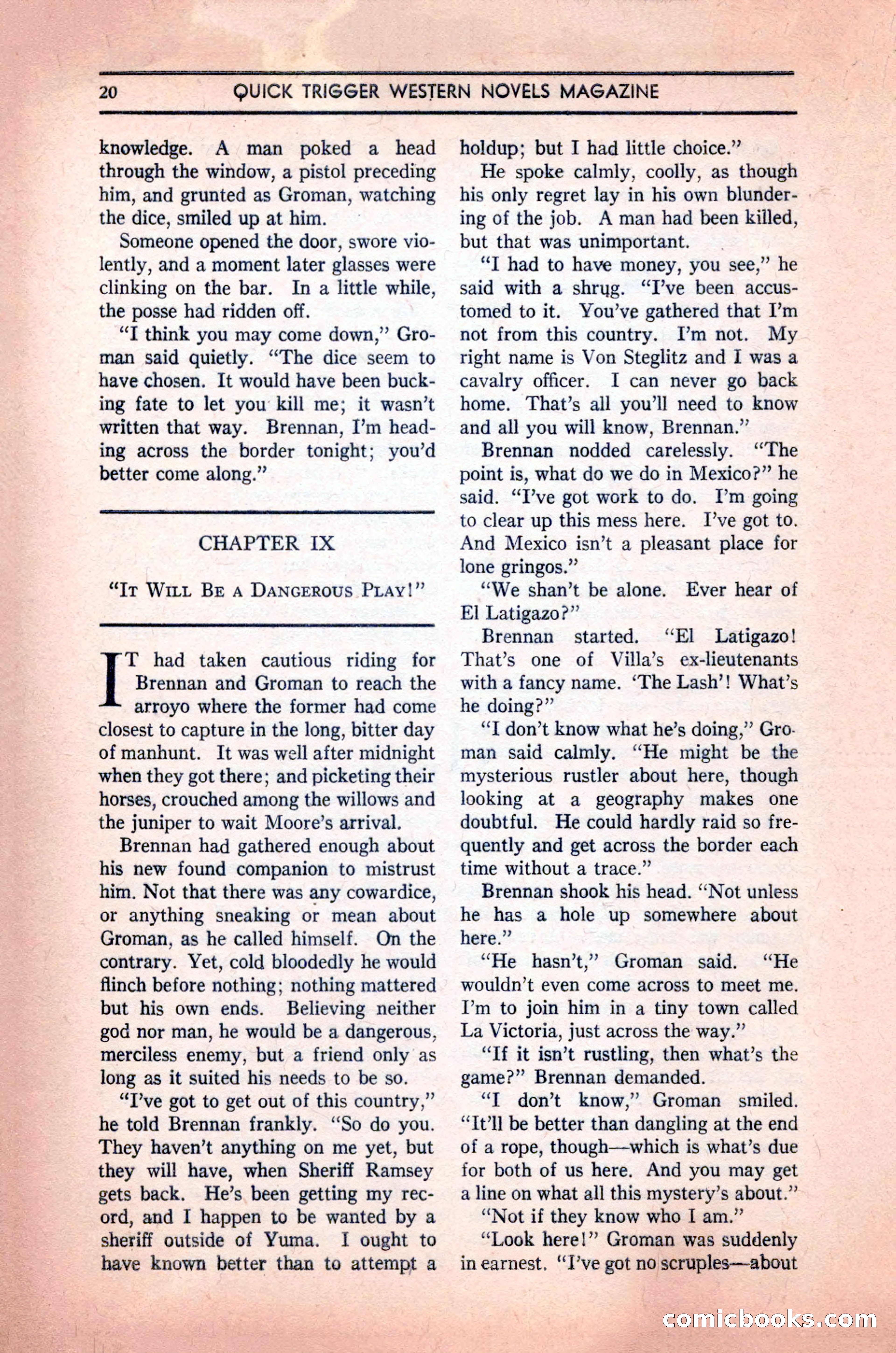 Quick Trigger Western Novels — page 22 of 132