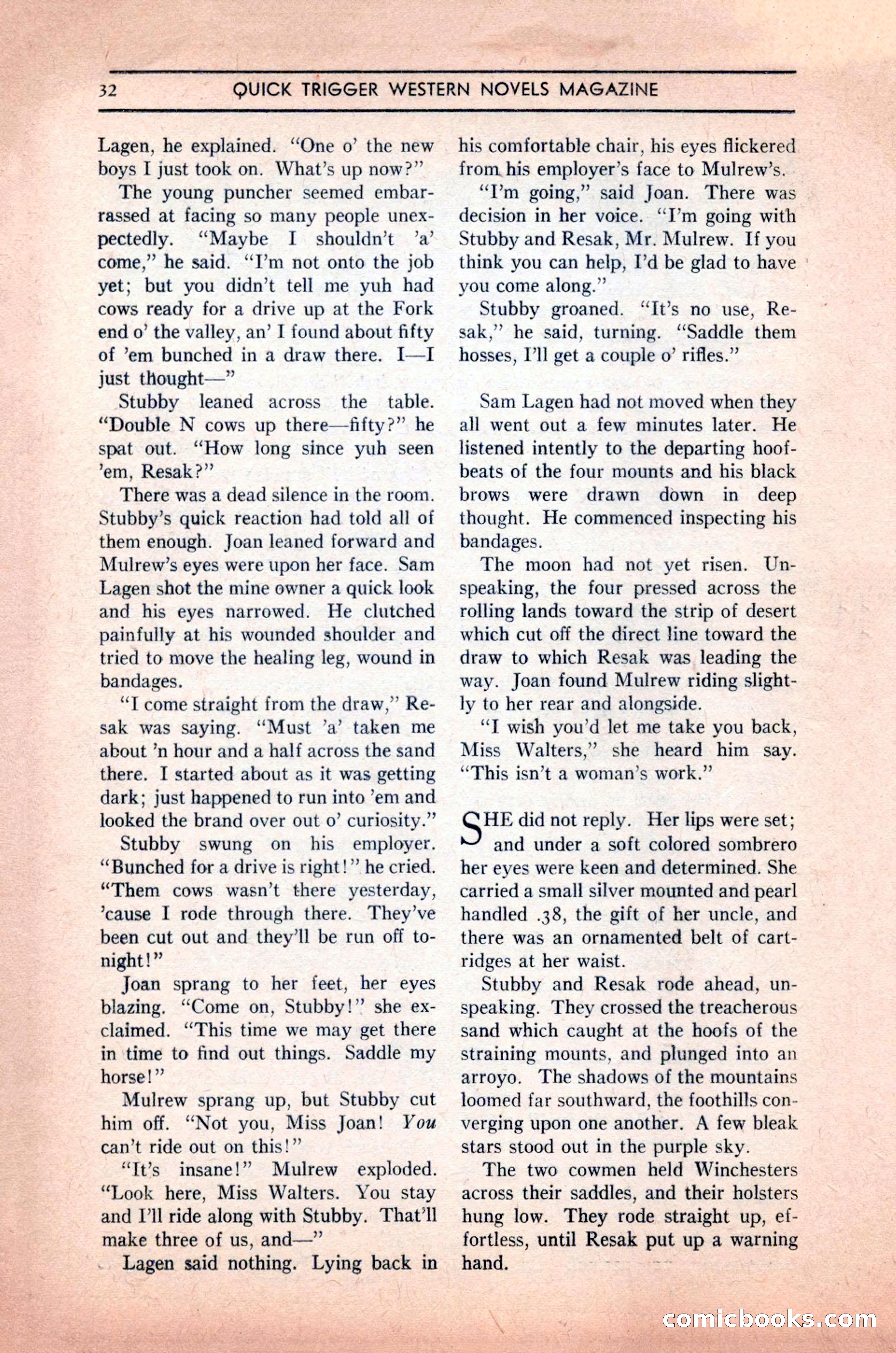 Quick Trigger Western Novels — page 34 of 132