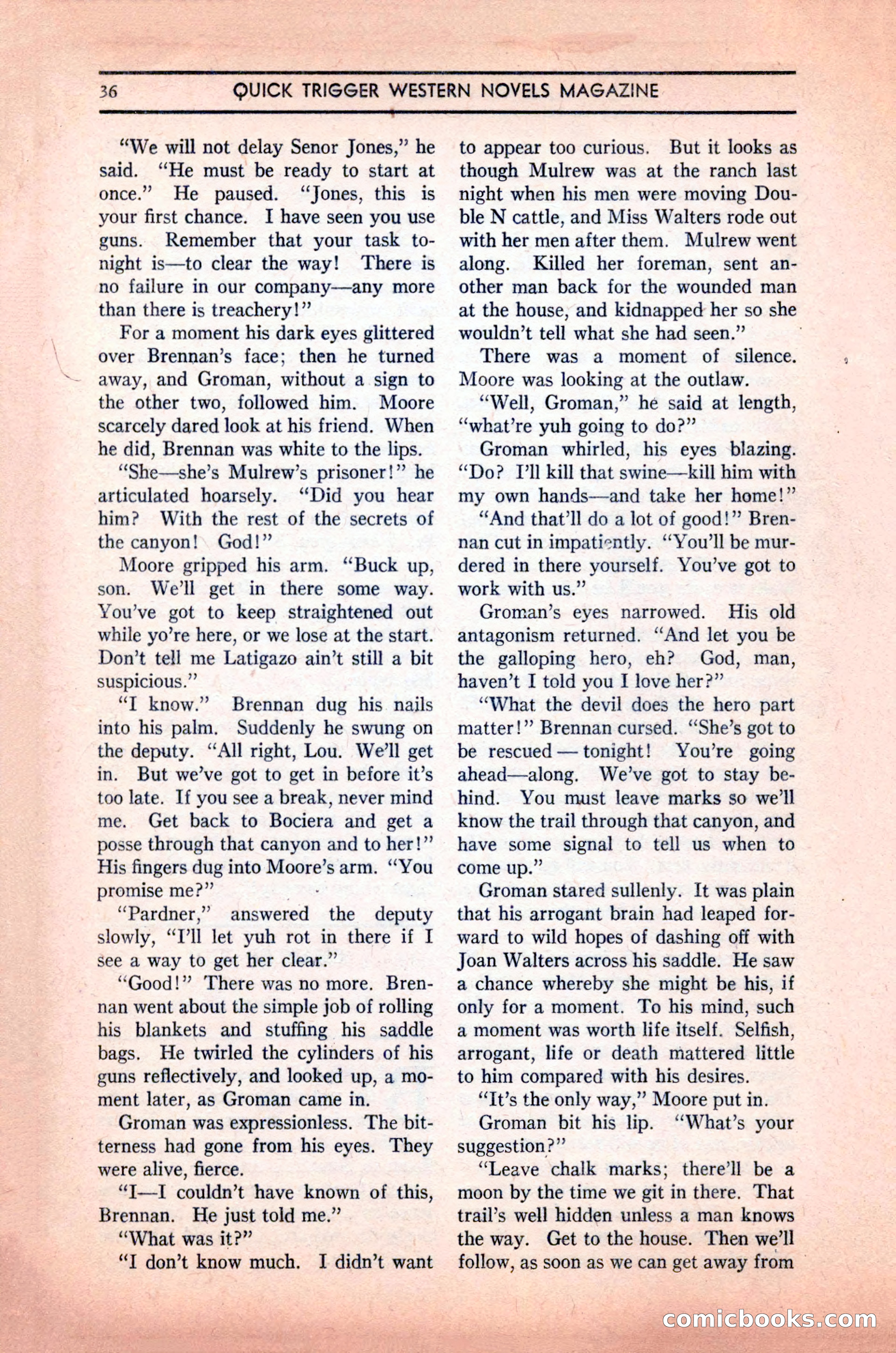 Quick Trigger Western Novels — page 38 of 132