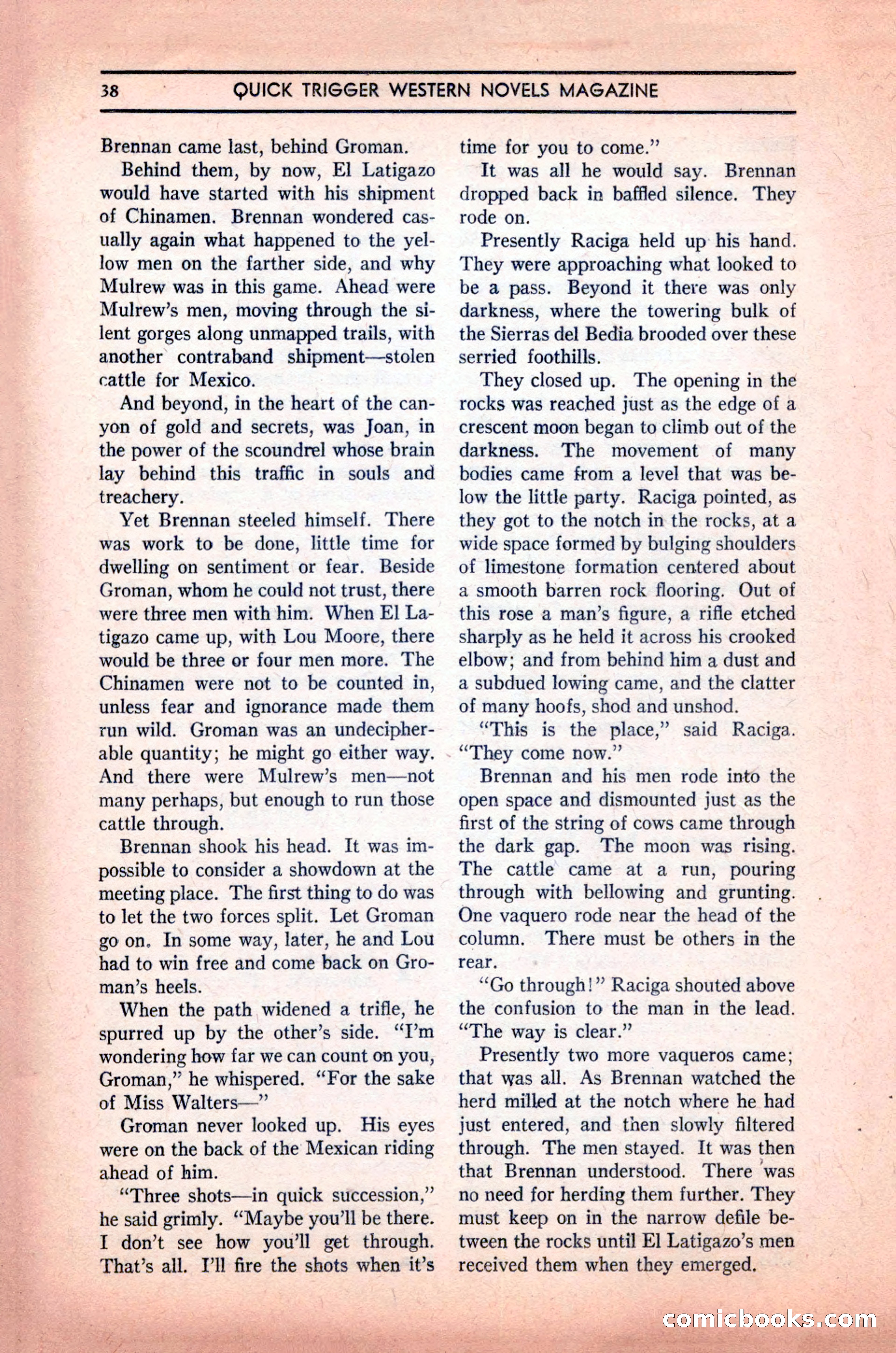 Quick Trigger Western Novels — page 40 of 132