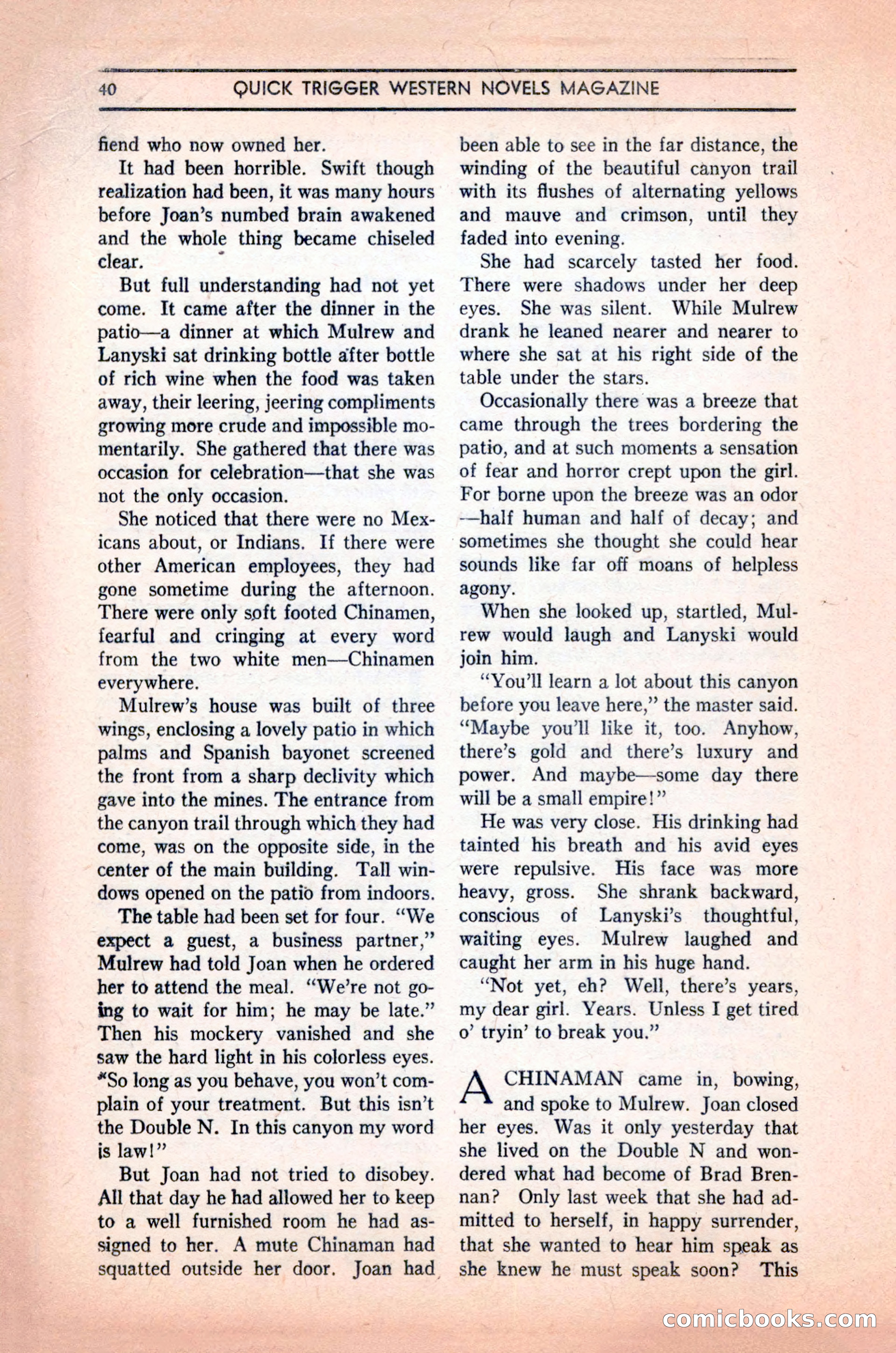 Quick Trigger Western Novels — page 42 of 132