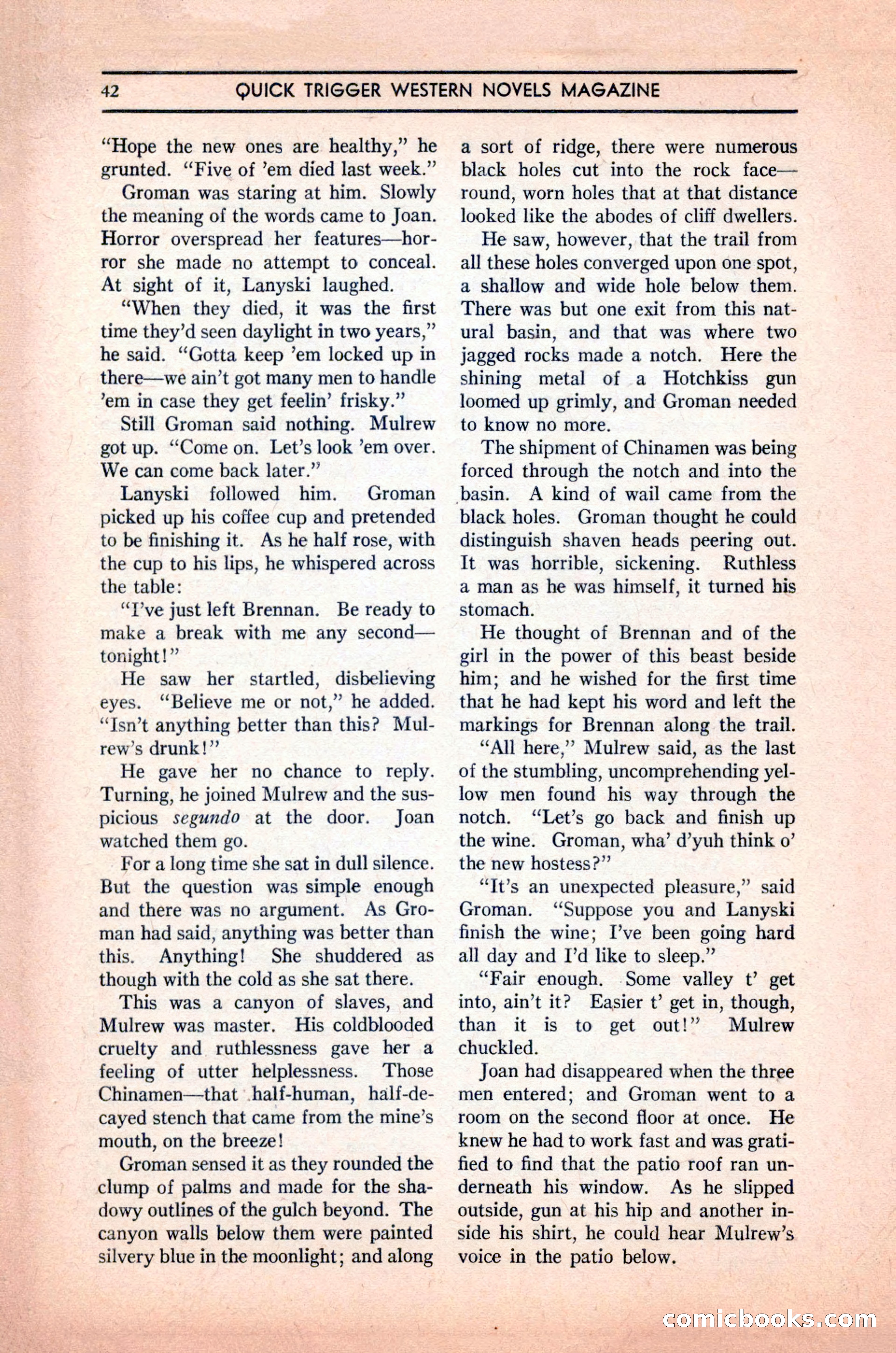 Quick Trigger Western Novels — page 44 of 132