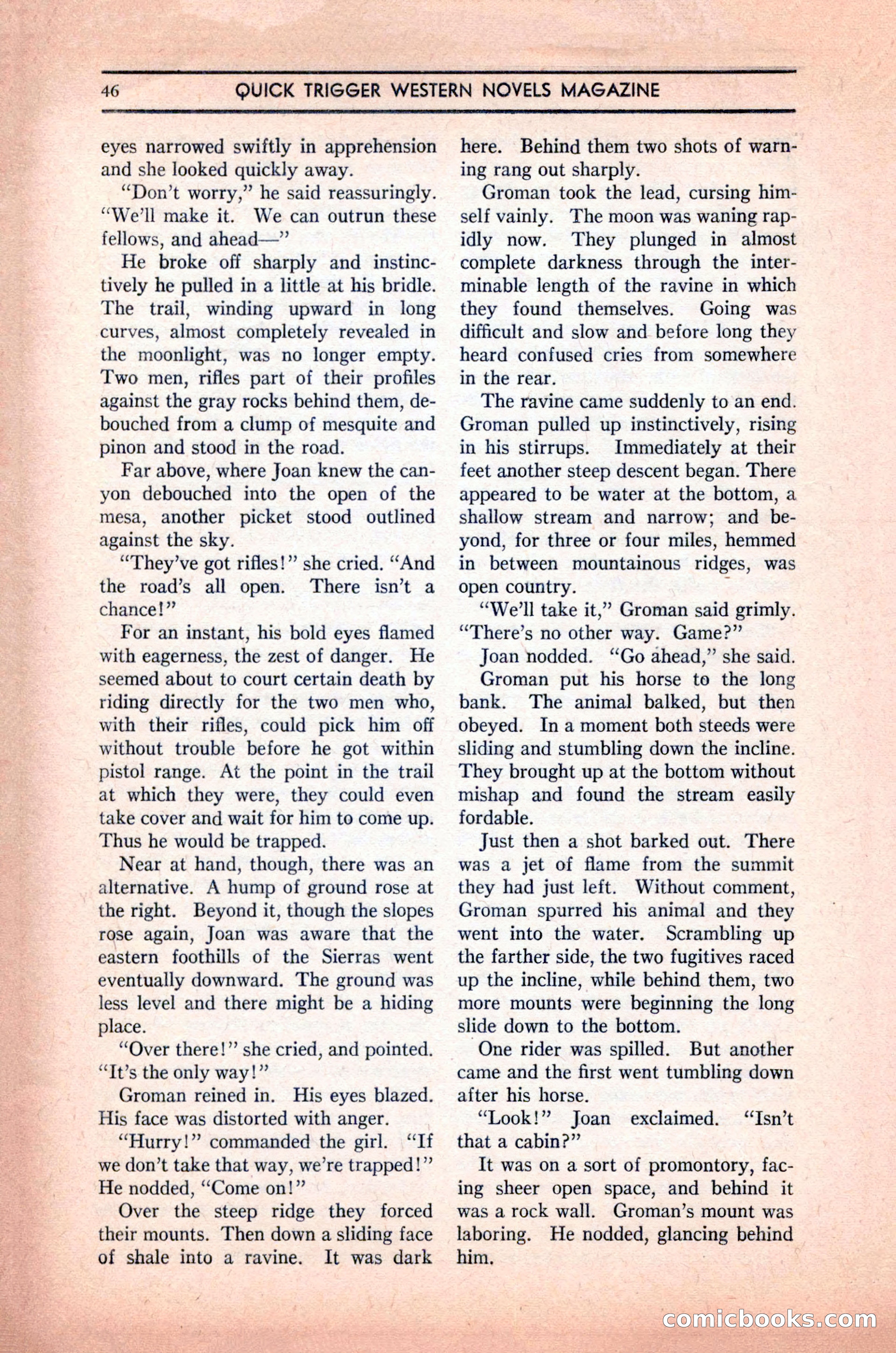 Quick Trigger Western Novels — page 48 of 132