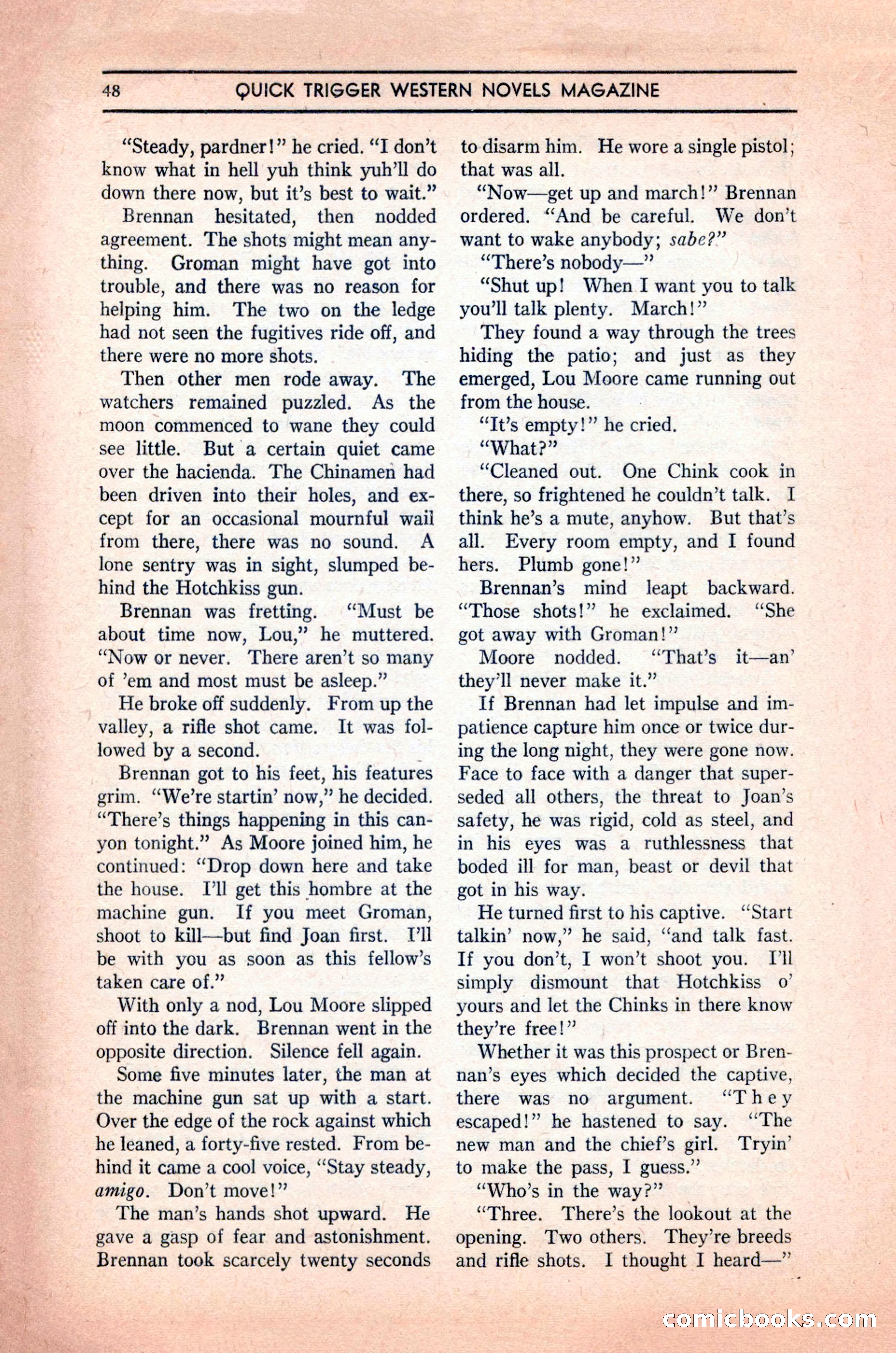Quick Trigger Western Novels — page 50 of 132
