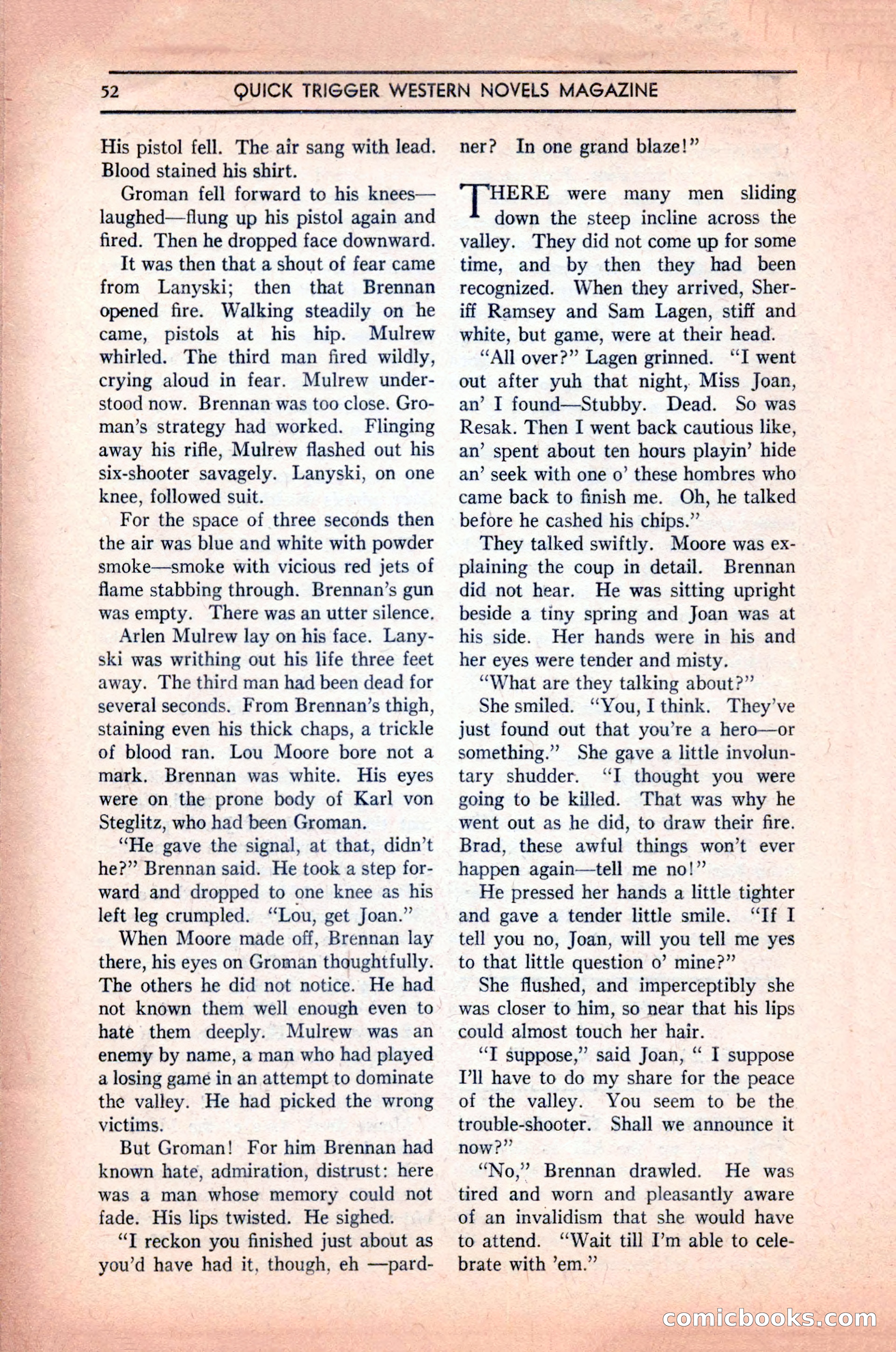 Quick Trigger Western Novels — page 54 of 132
