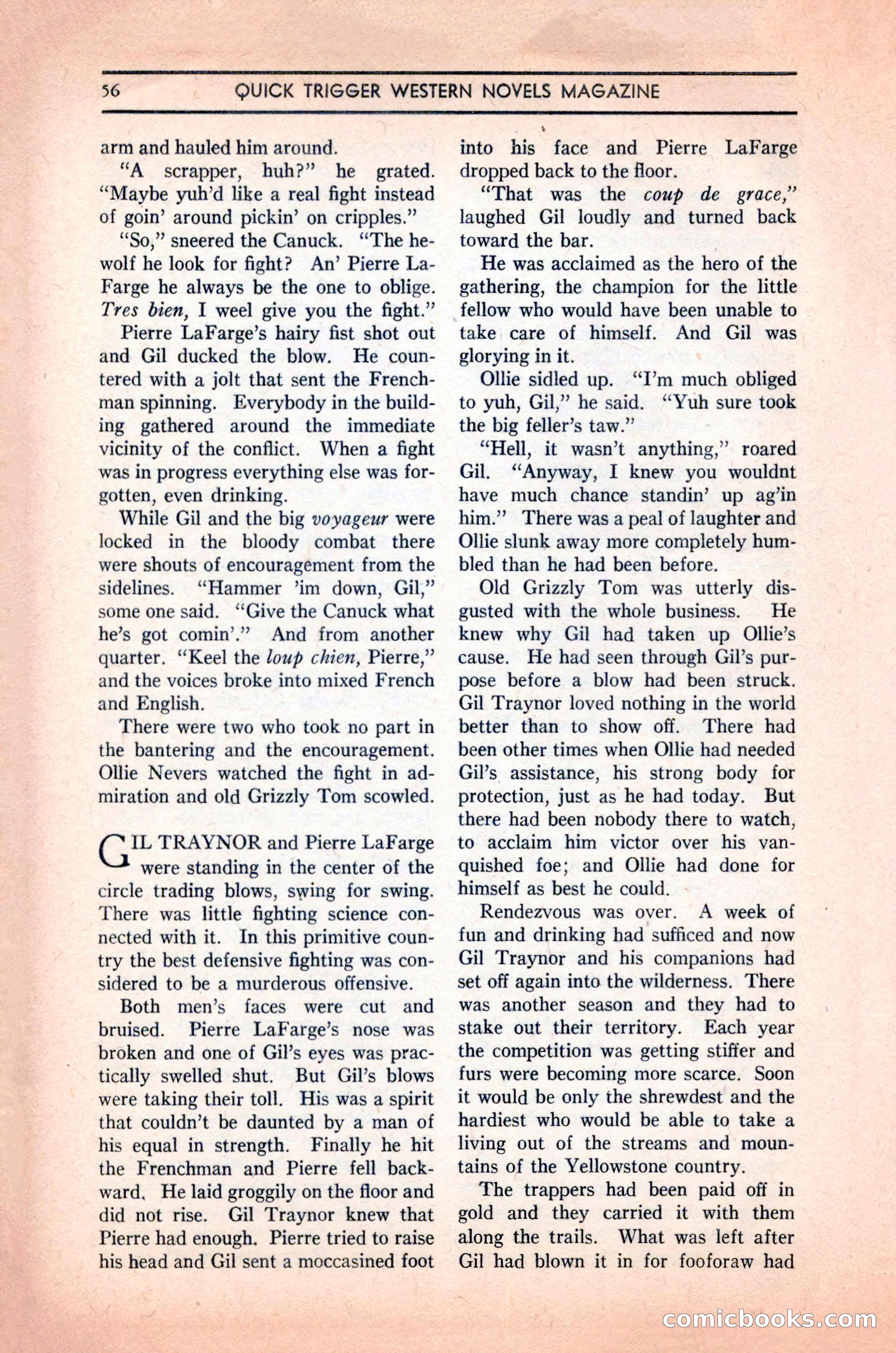 Quick Trigger Western Novels — page 58 of 132
