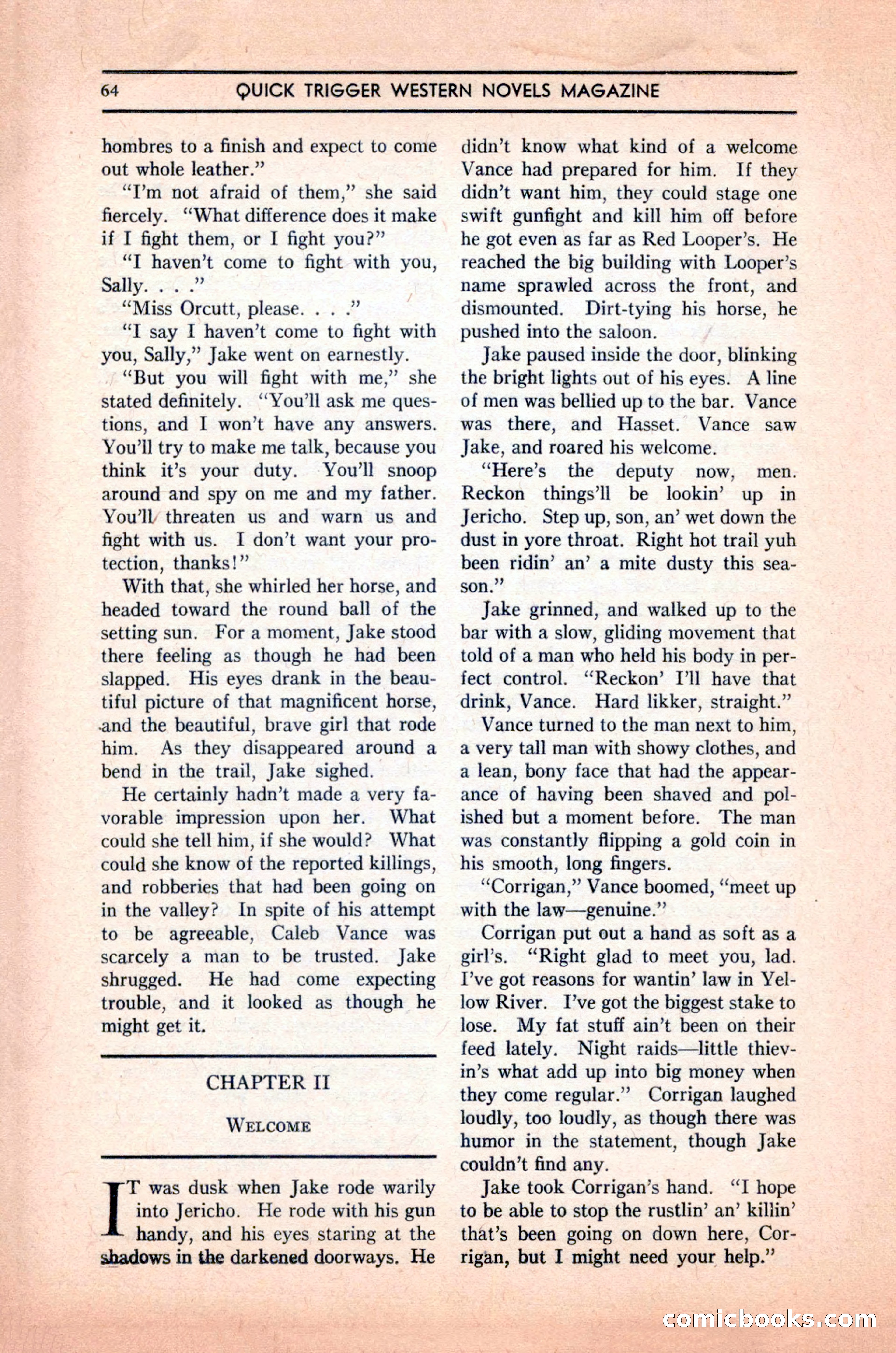Quick Trigger Western Novels — page 66 of 132