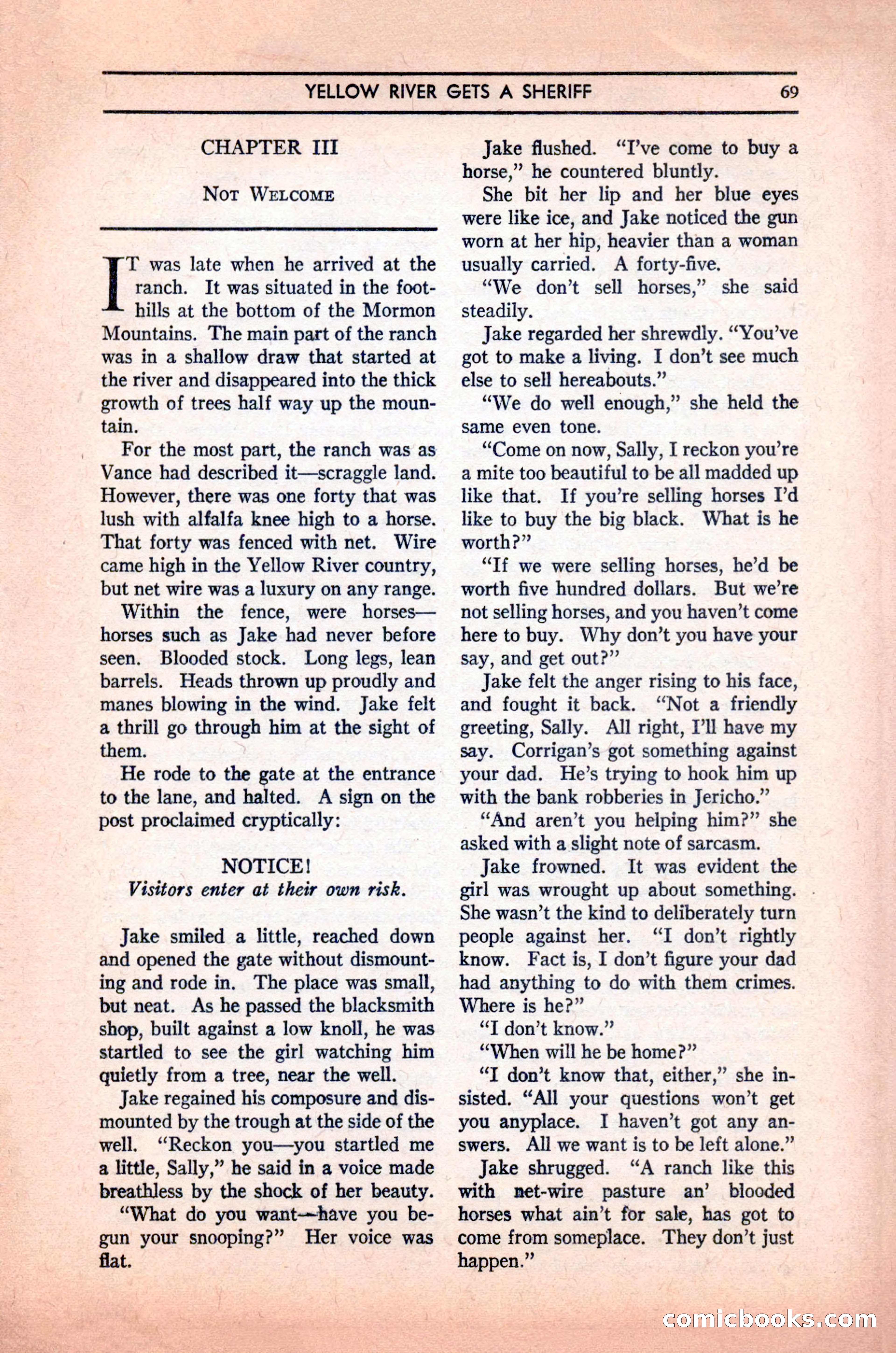 Quick Trigger Western Novels — page 71 of 132
