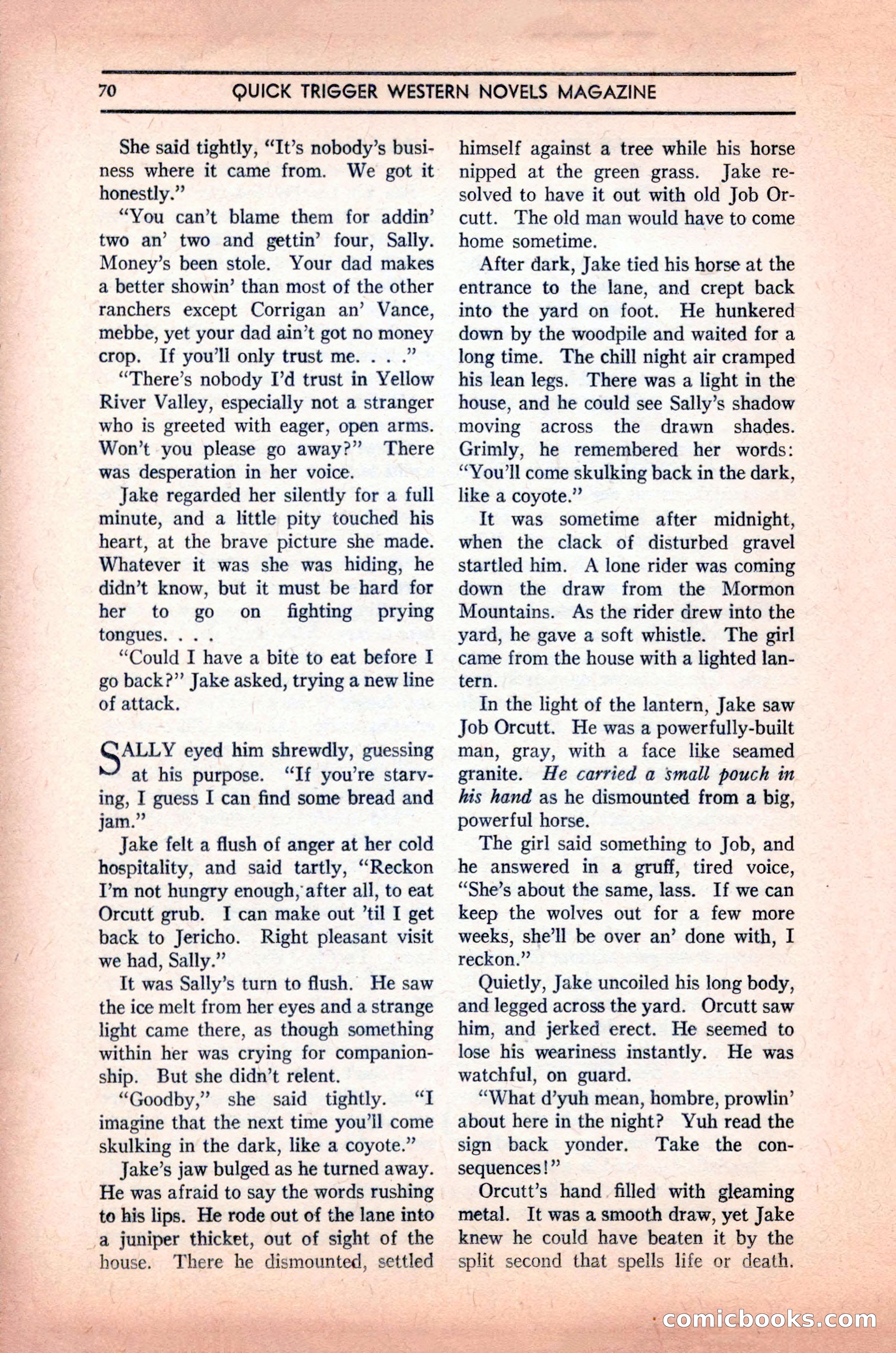 Quick Trigger Western Novels — page 72 of 132