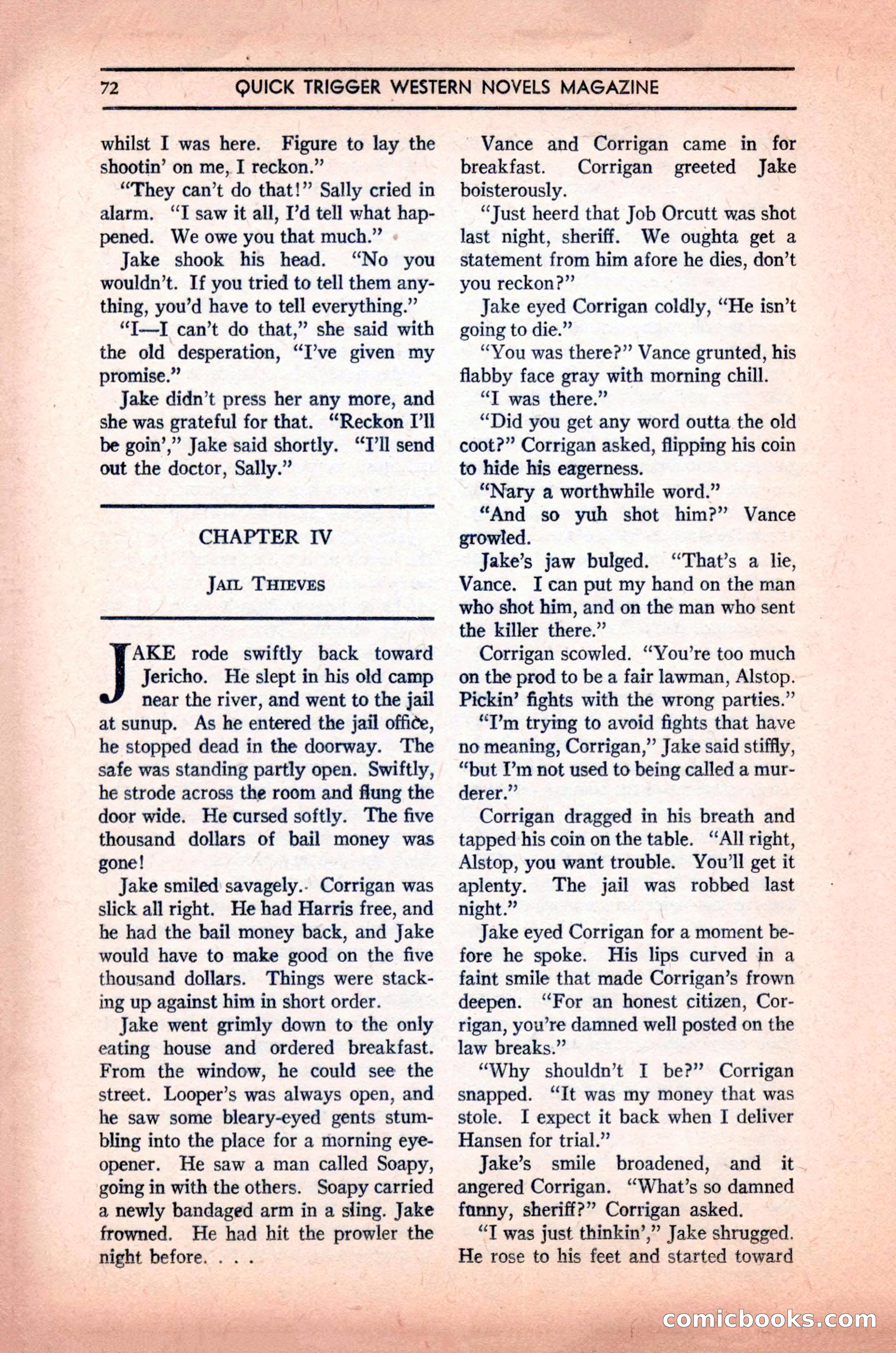 Quick Trigger Western Novels — page 74 of 132