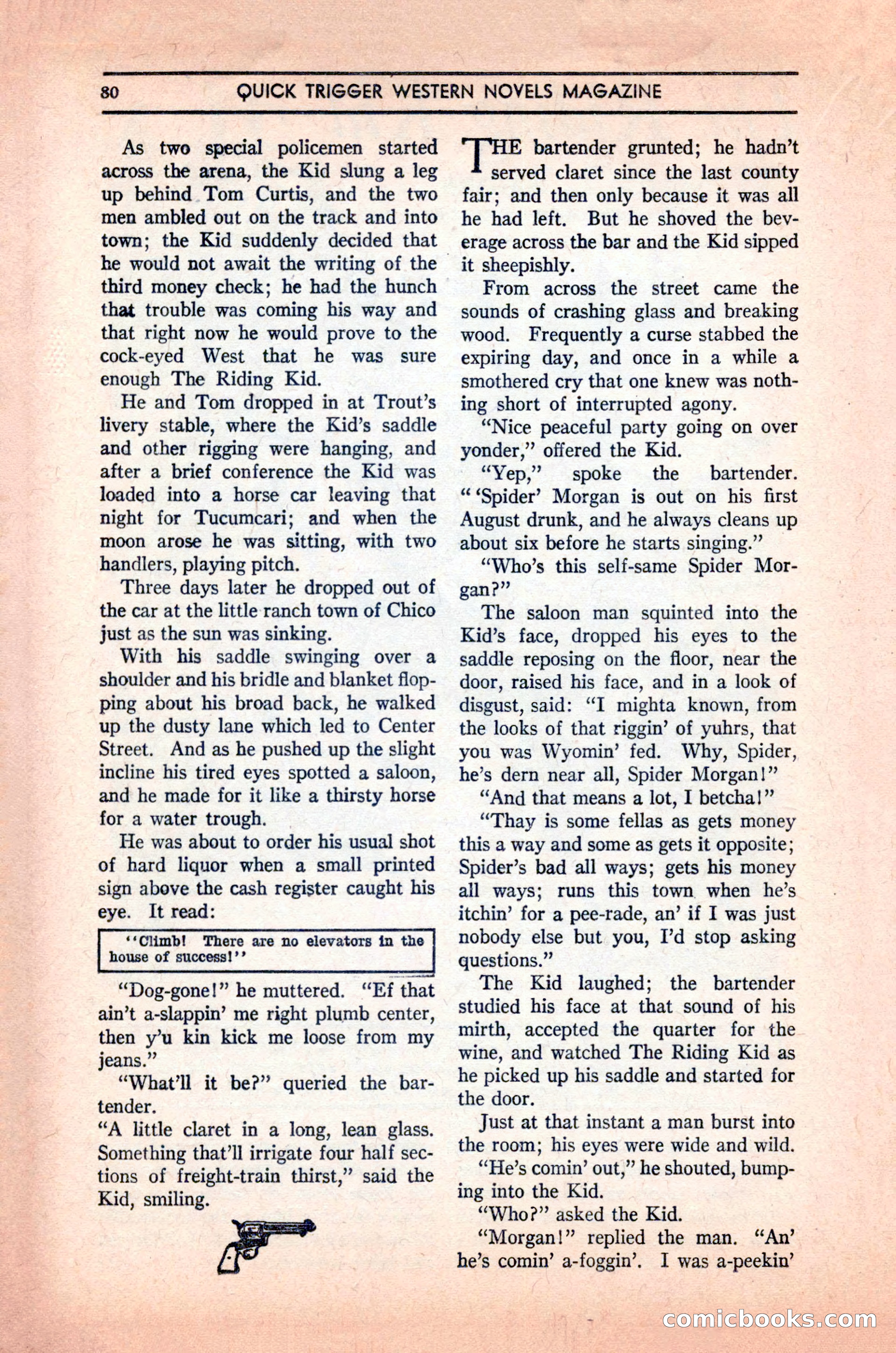 Quick Trigger Western Novels — page 82 of 132