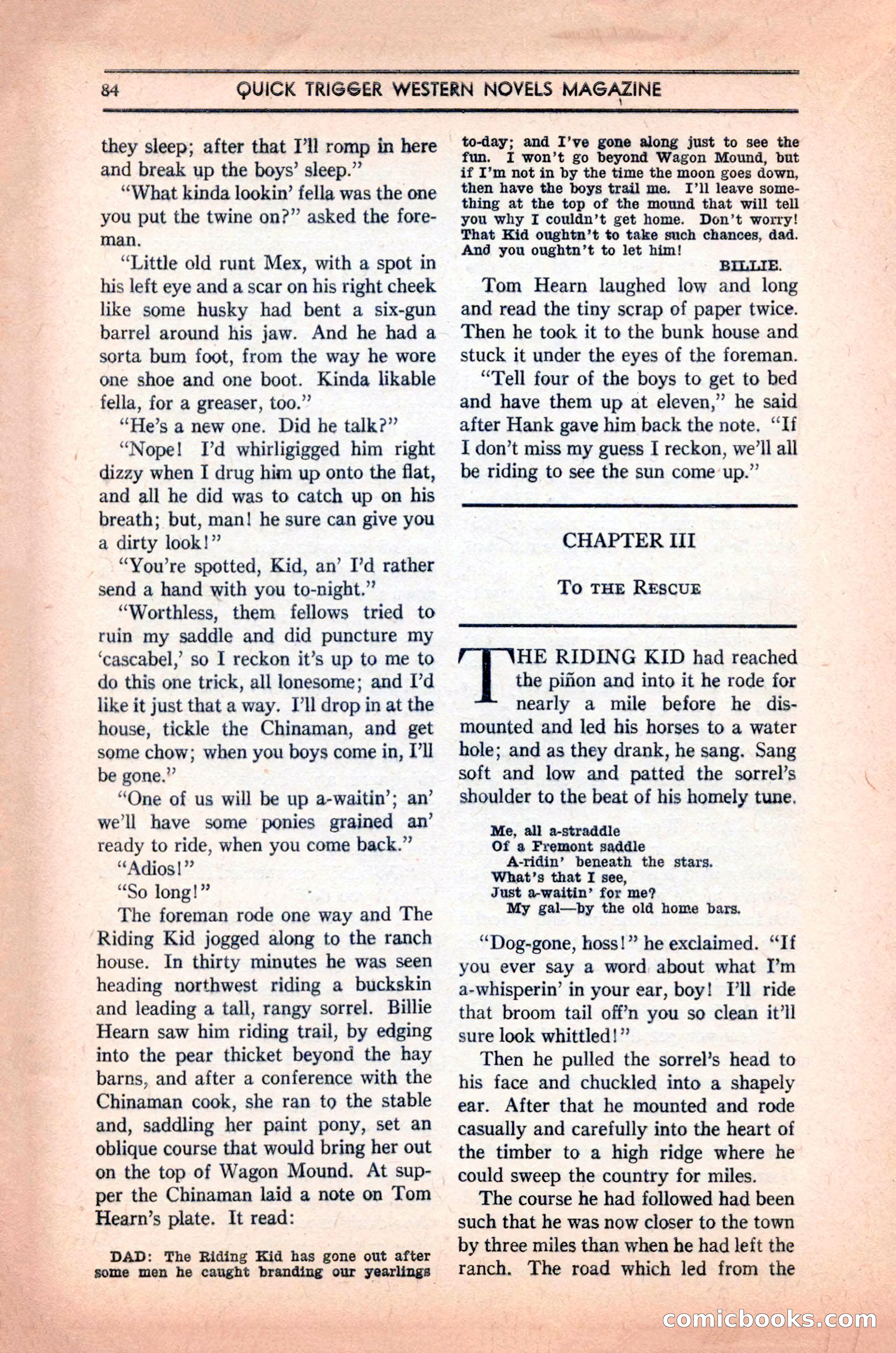 Quick Trigger Western Novels — page 86 of 132