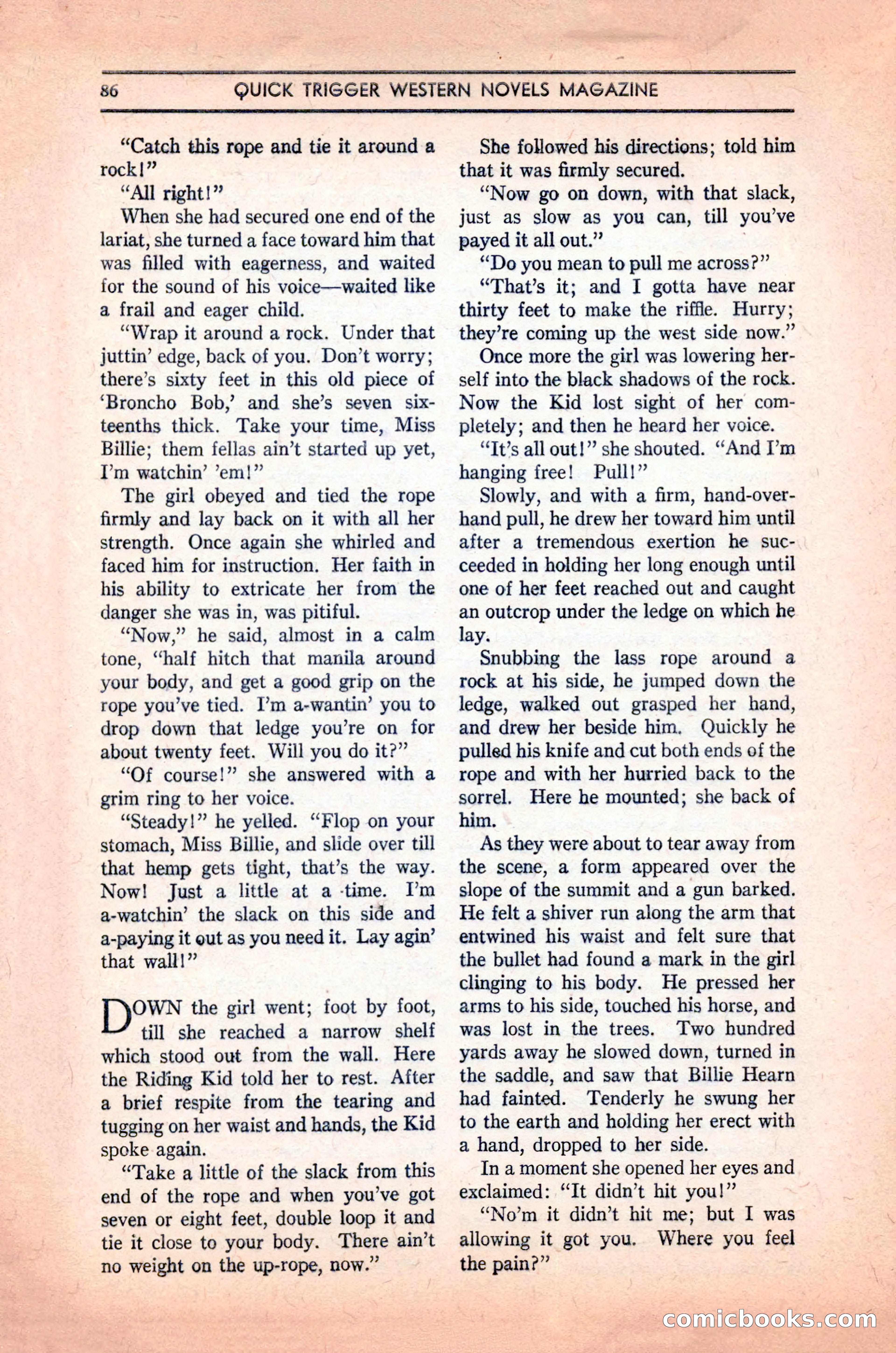 Quick Trigger Western Novels — page 88 of 132