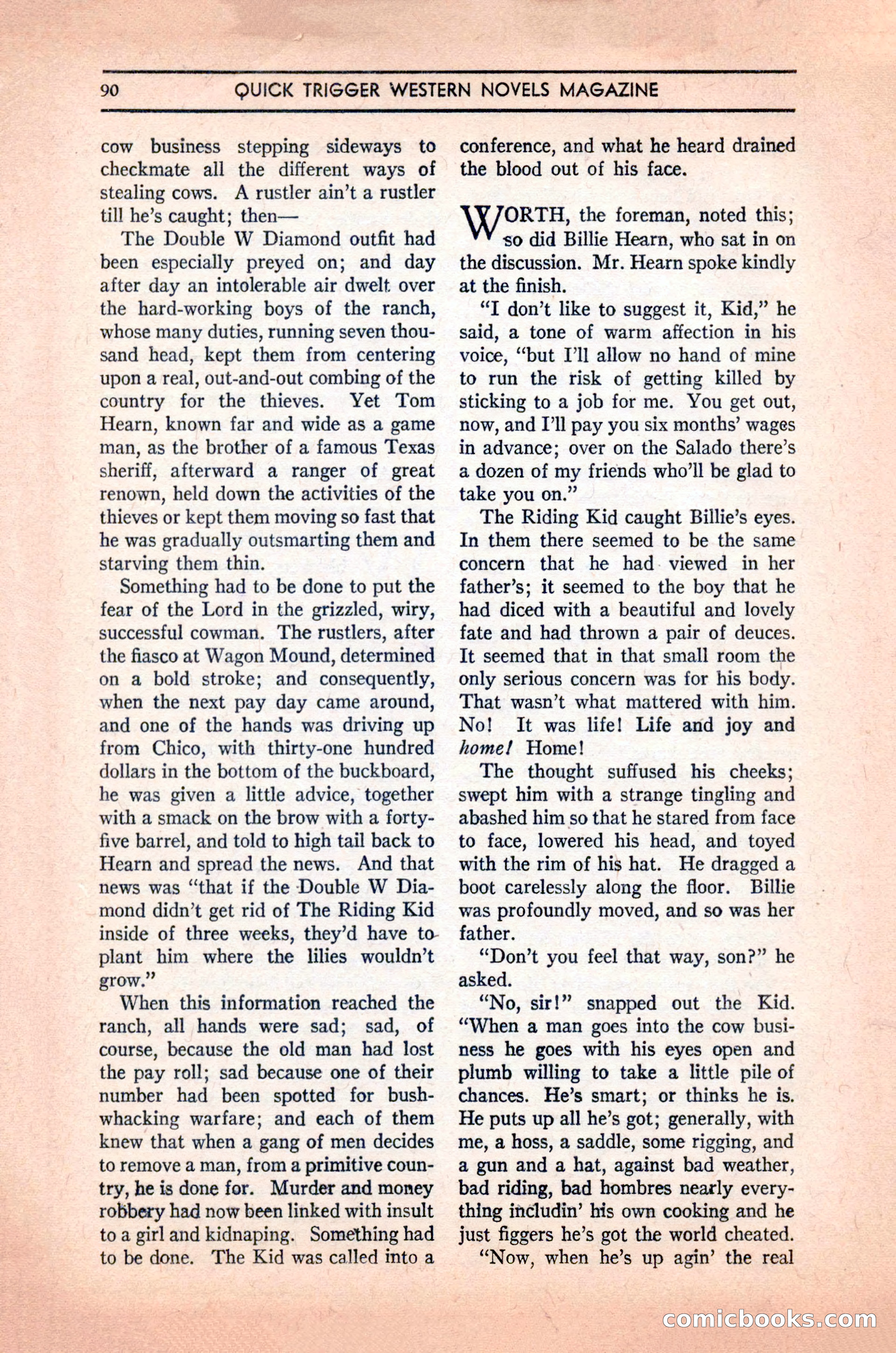 Quick Trigger Western Novels — page 92 of 132