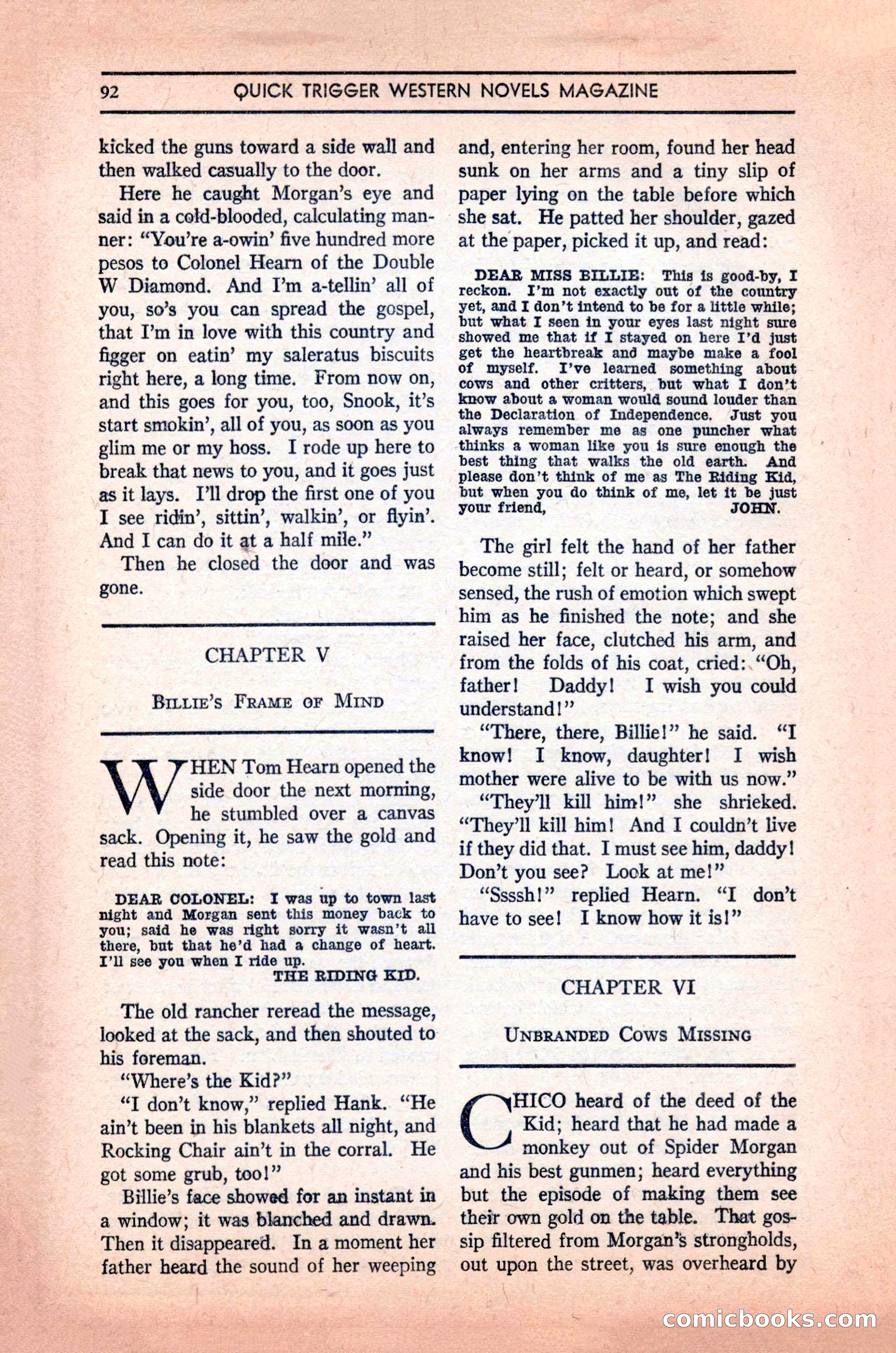 Quick Trigger Western Novels — page 94 of 132