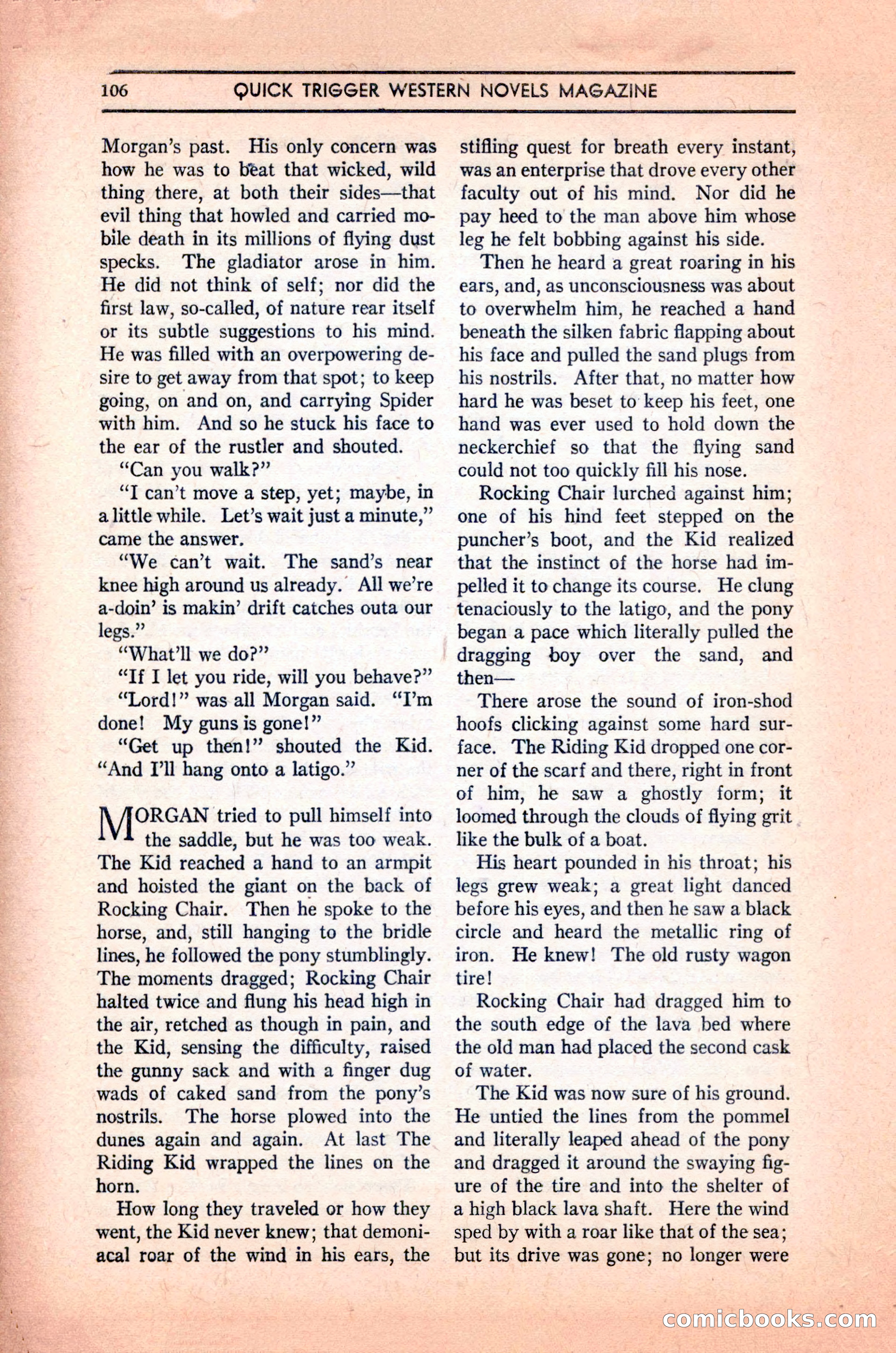 Quick Trigger Western Novels — page 108 of 132