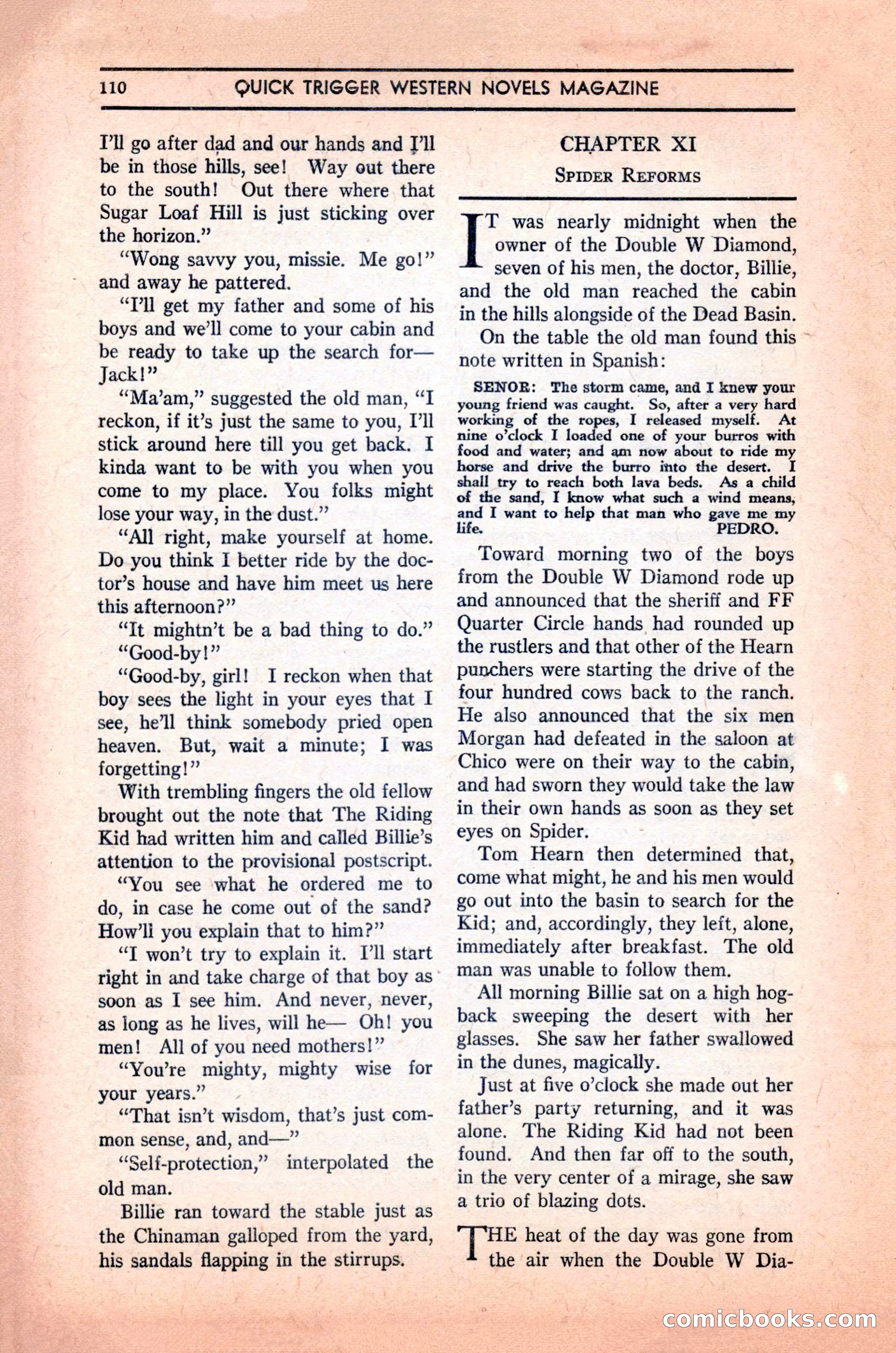 Quick Trigger Western Novels — page 112 of 132