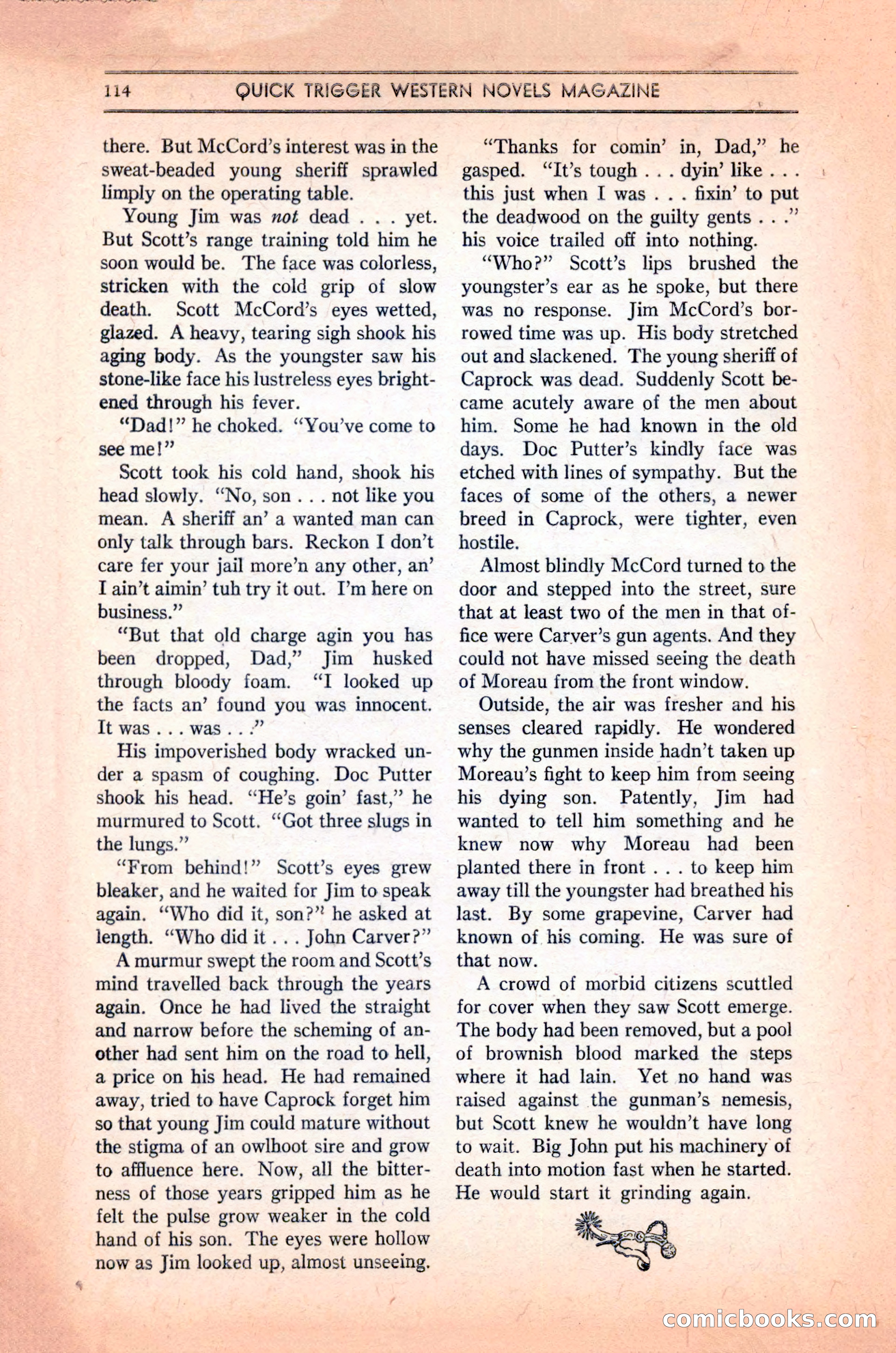 Quick Trigger Western Novels — page 116 of 132