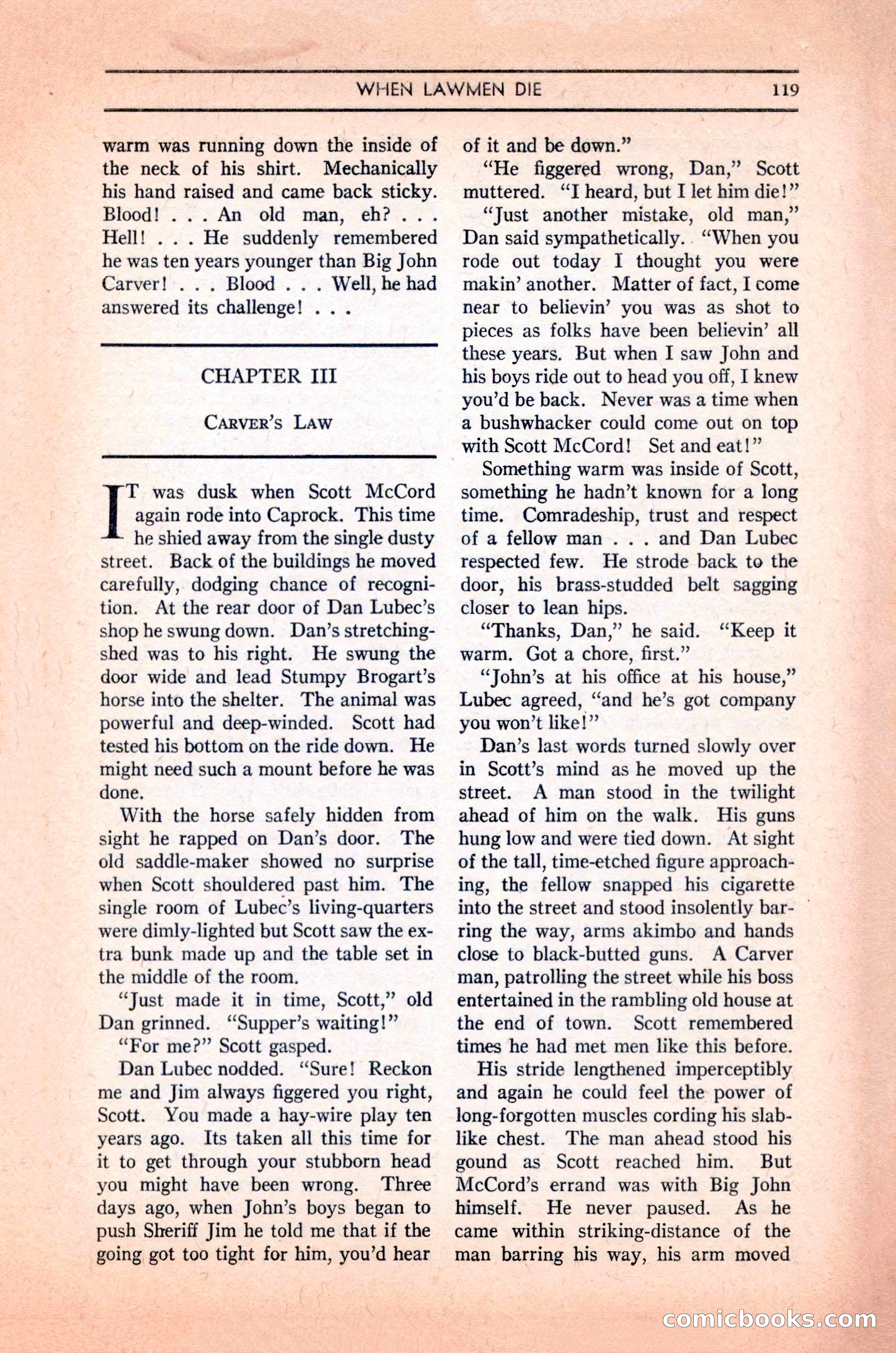 Quick Trigger Western Novels — page 121 of 132