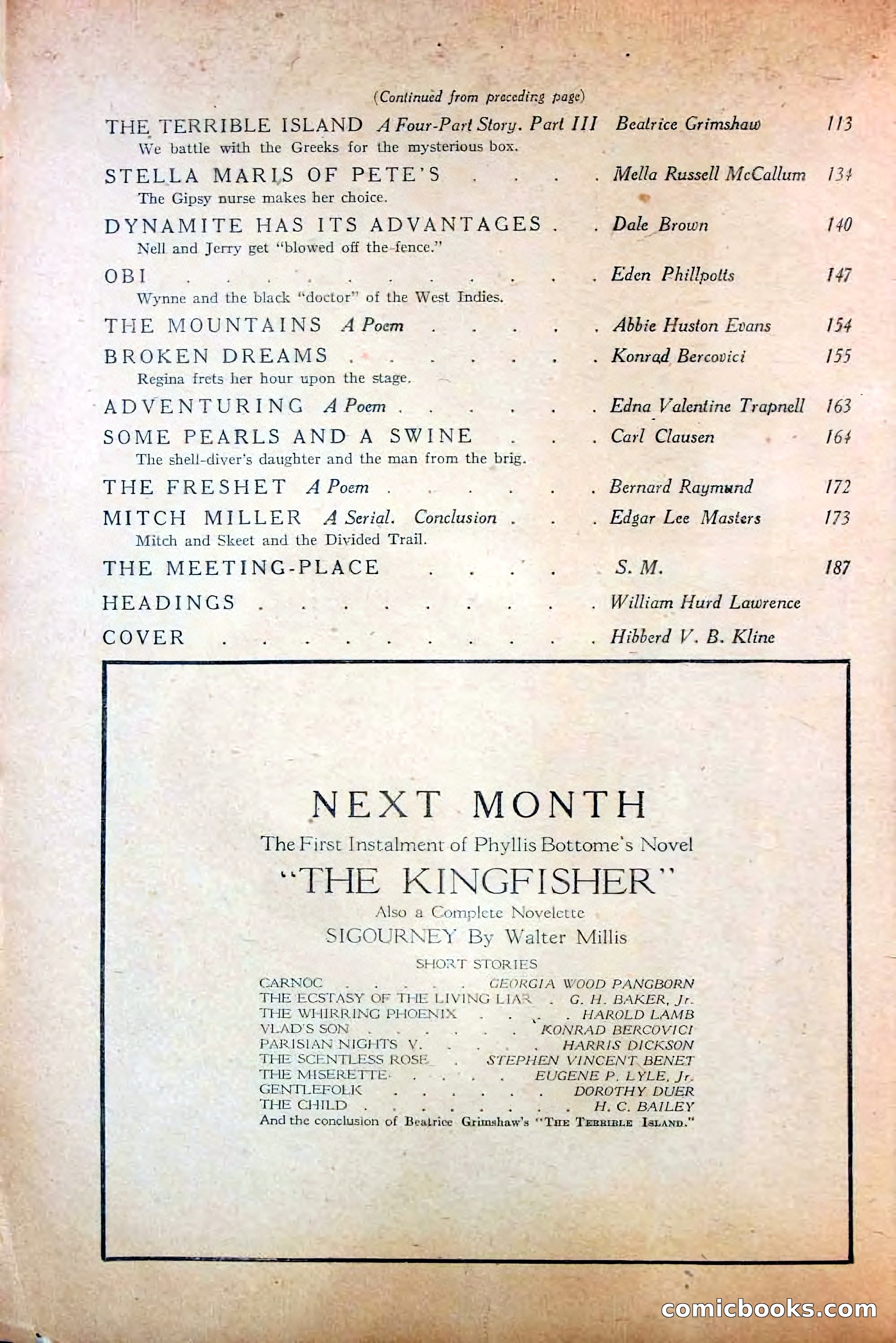 Romance, October 1920 — page 8 of 200