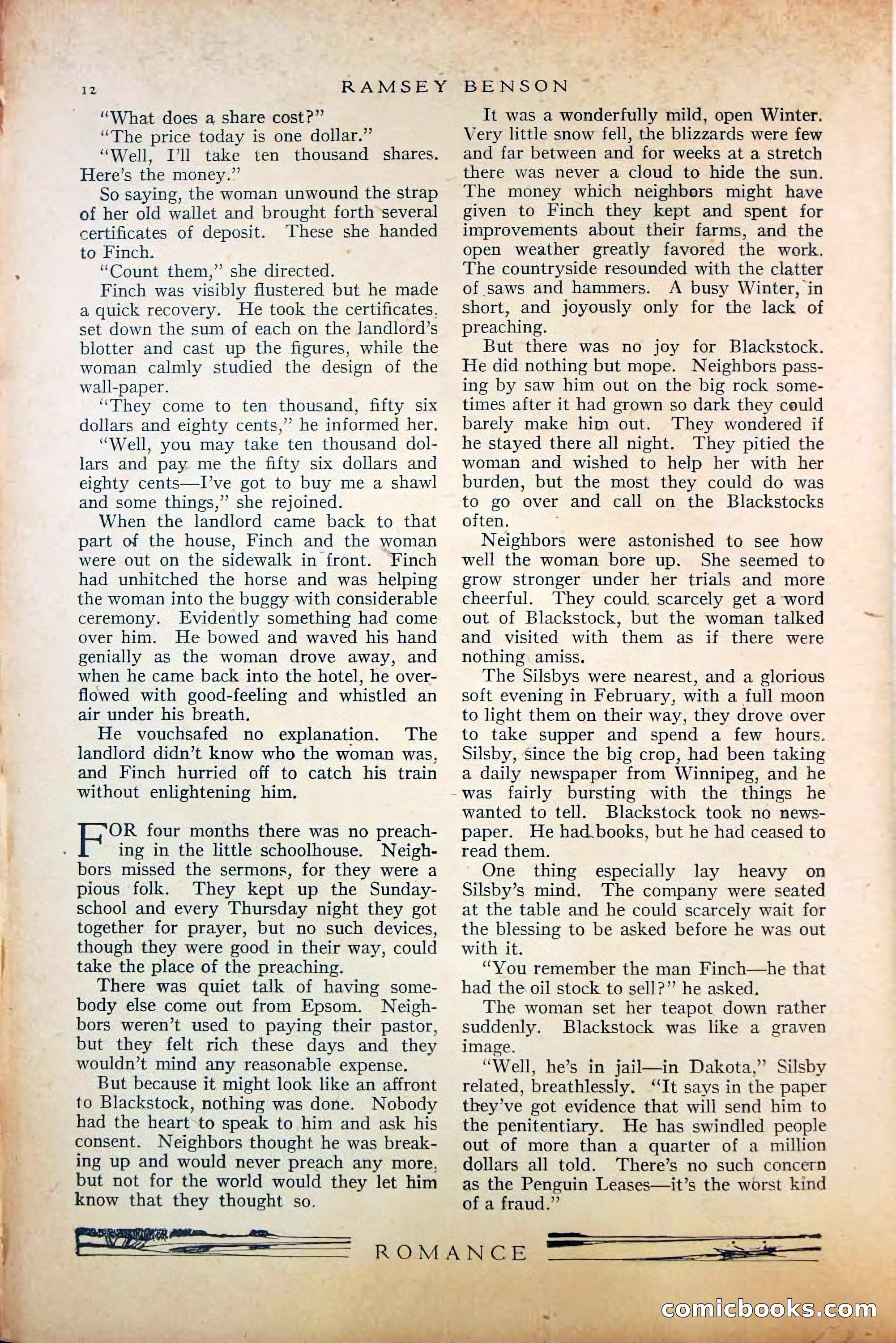 Romance, October 1920 — page 18 of 200