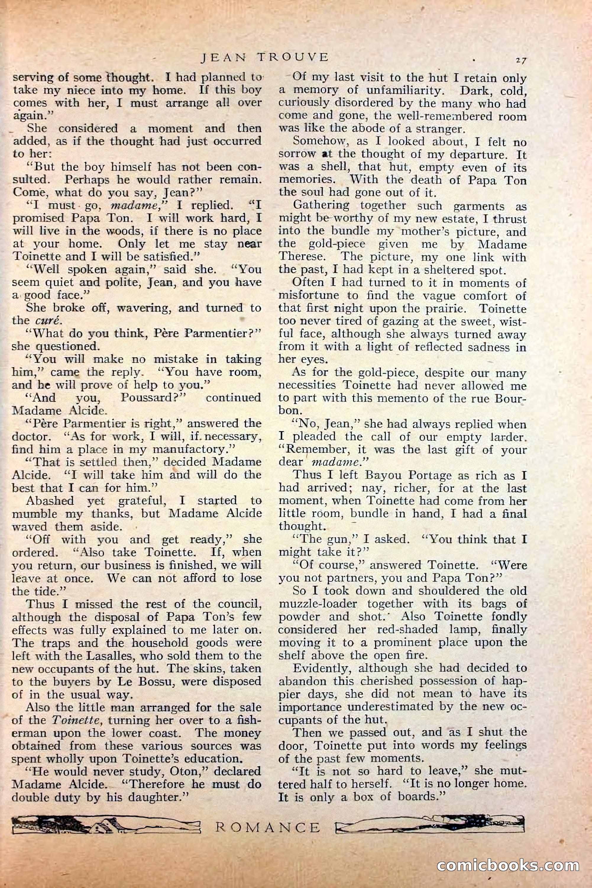 Romance, October 1920 — page 33 of 200