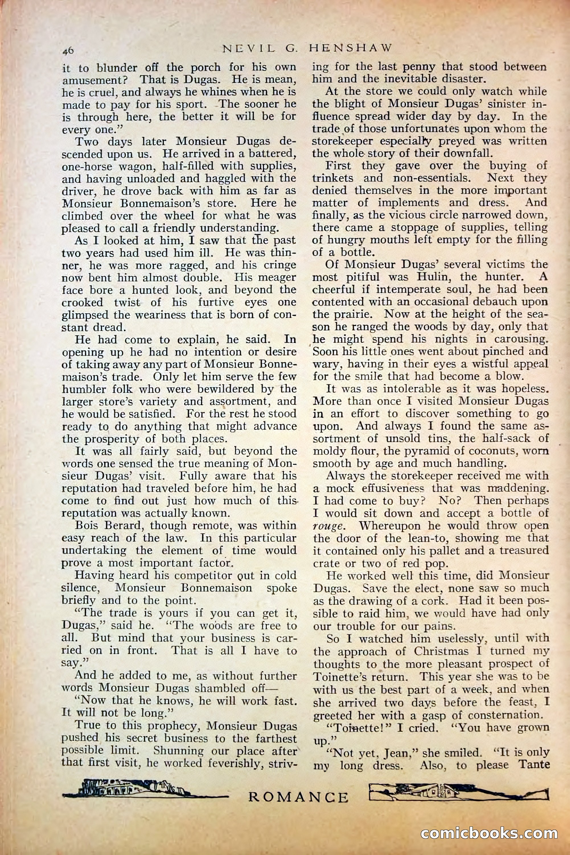 Romance, October 1920 — page 52 of 200