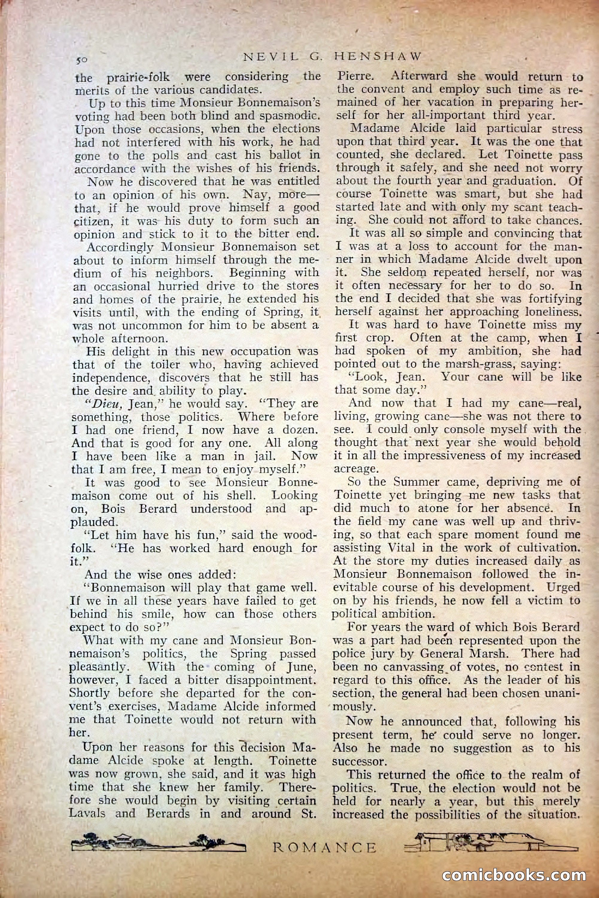 Romance, October 1920 — page 56 of 200