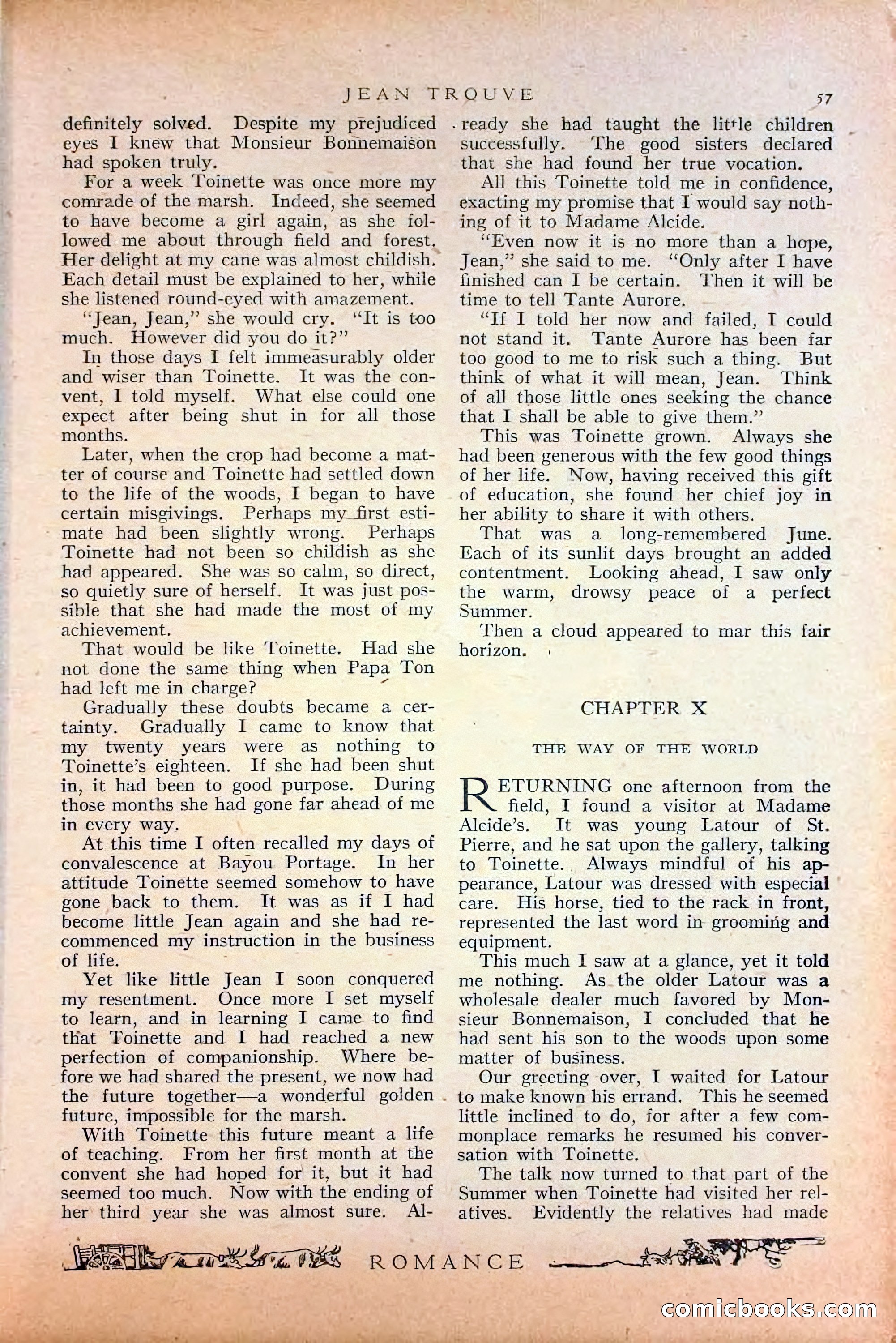 Romance, October 1920 — page 63 of 200