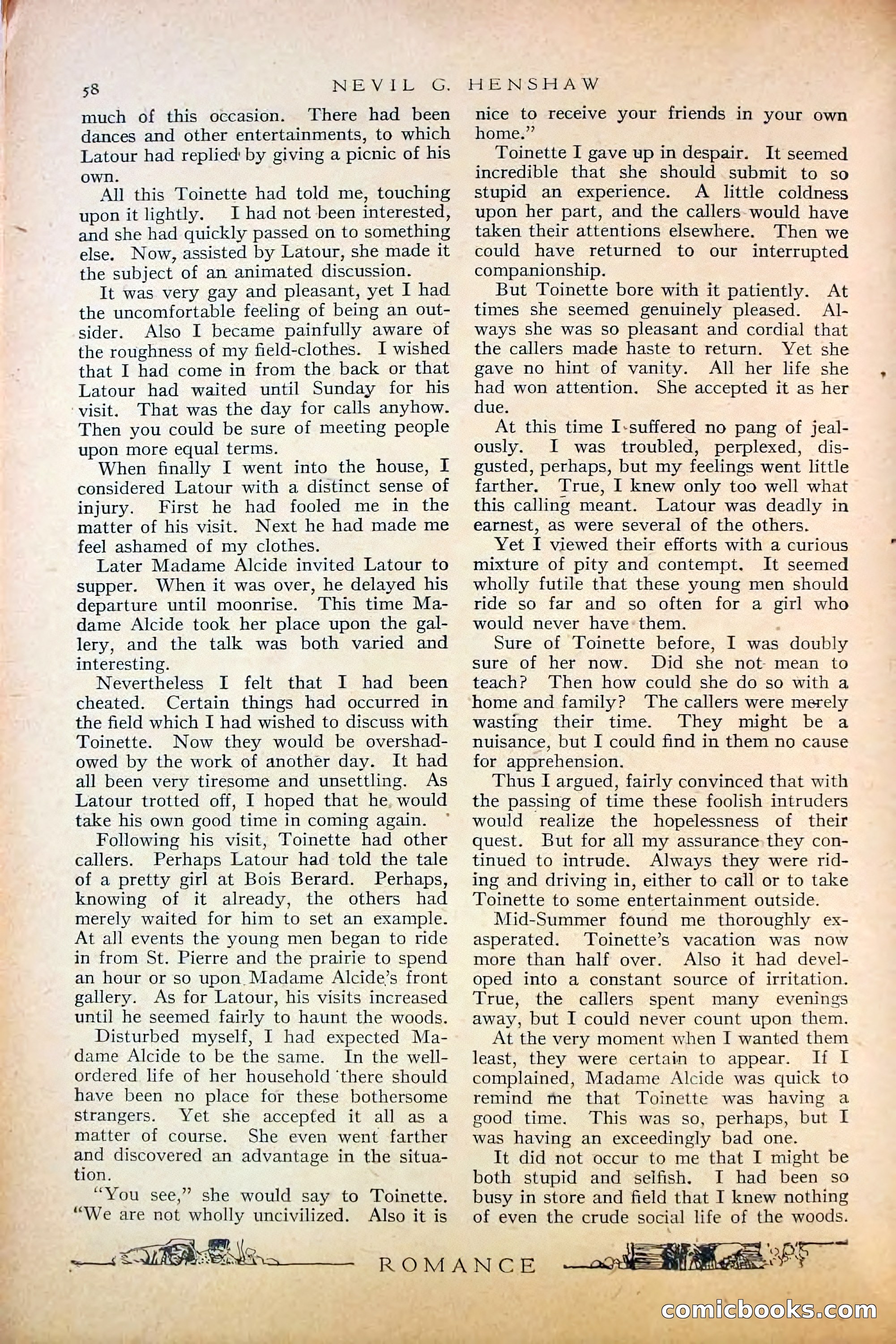 Romance, October 1920 — page 64 of 200