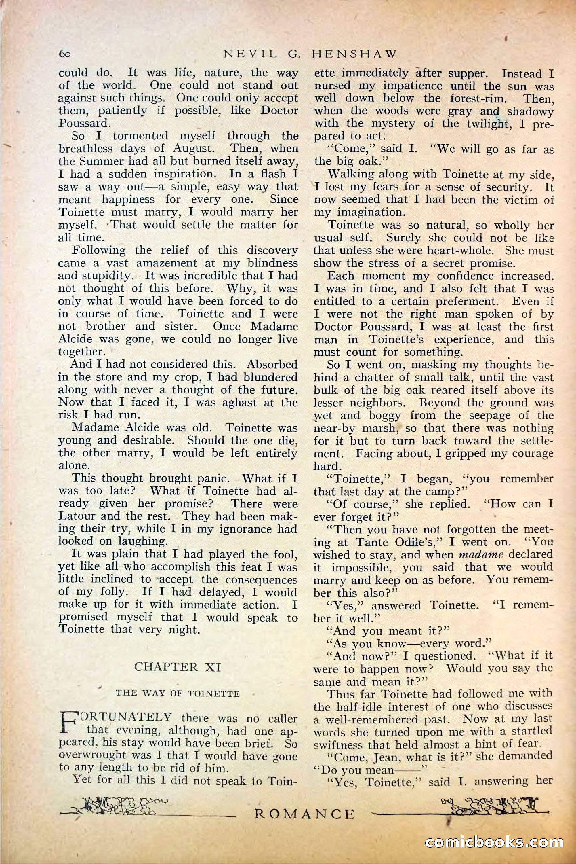 Romance, October 1920 — page 66 of 200