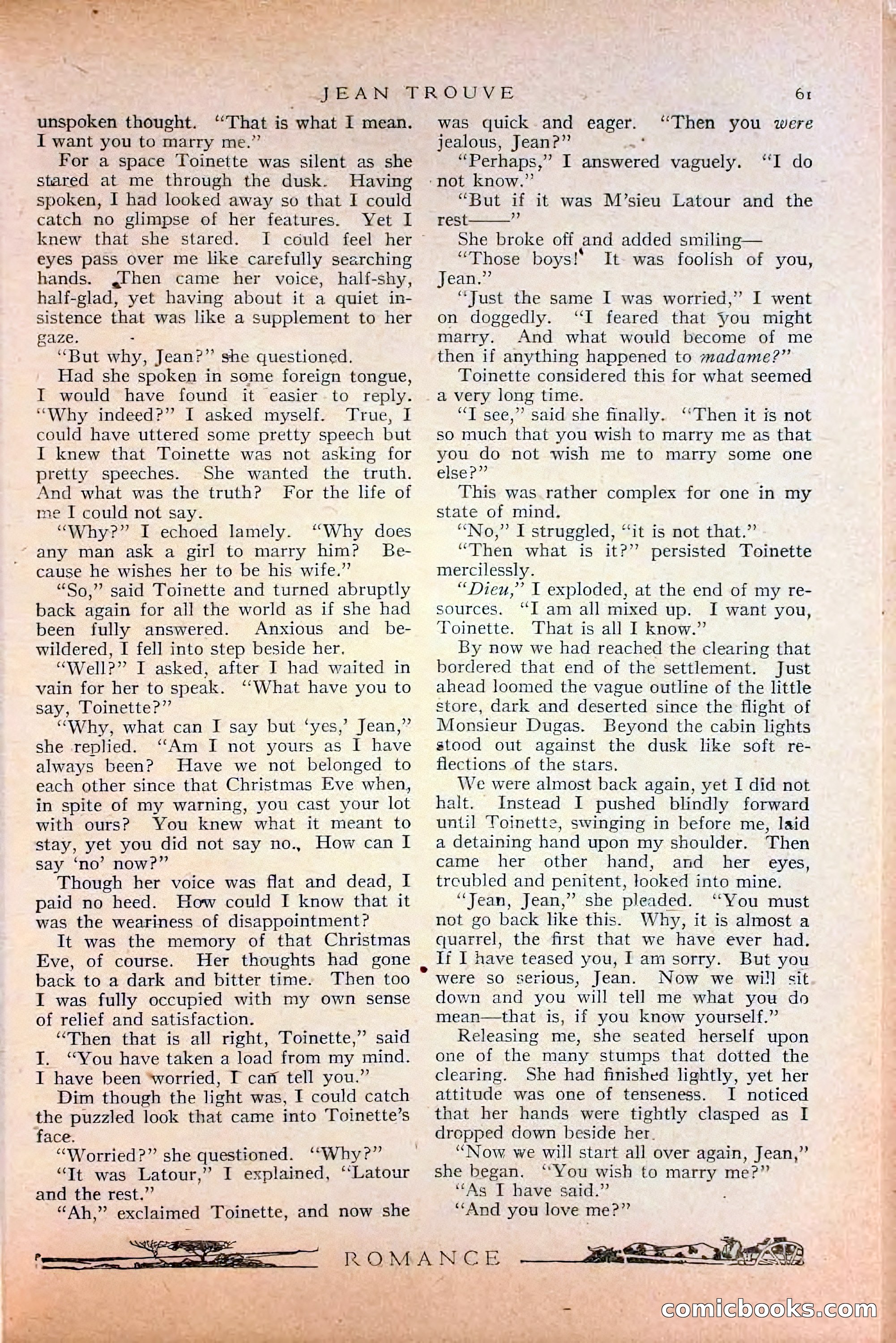 Romance, October 1920 — page 67 of 200