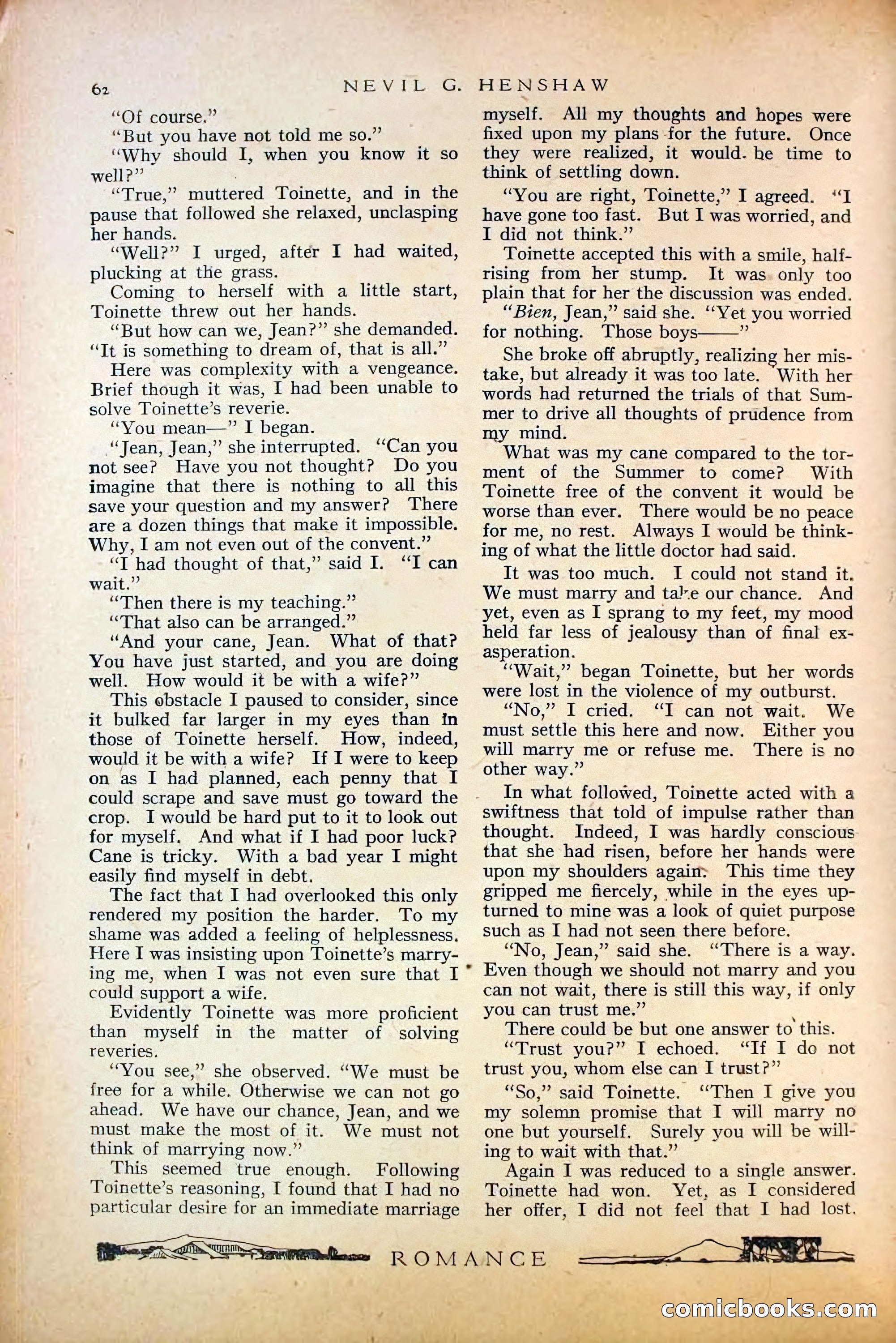 Romance, October 1920 — page 68 of 200