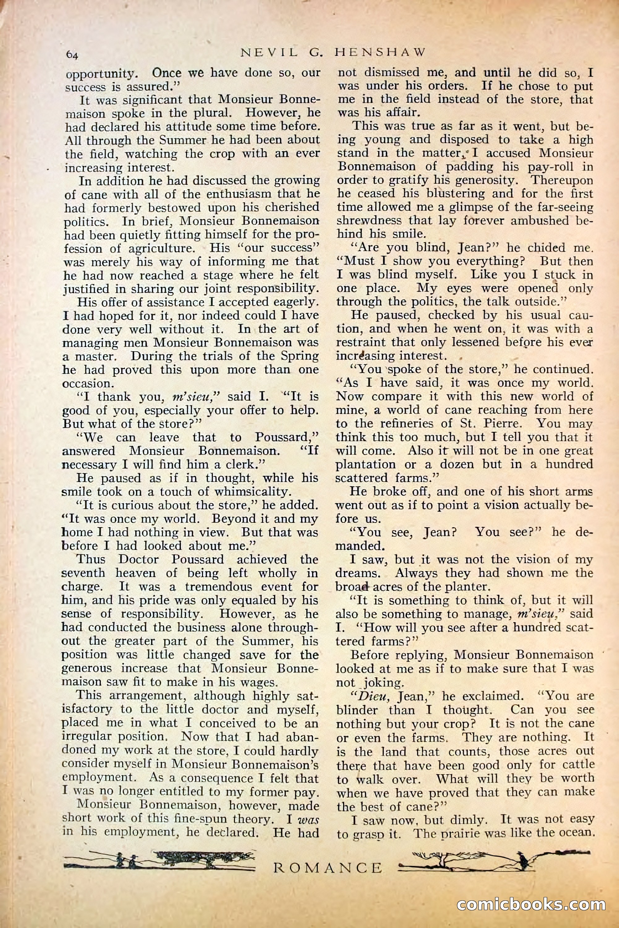 Romance, October 1920 — page 70 of 200