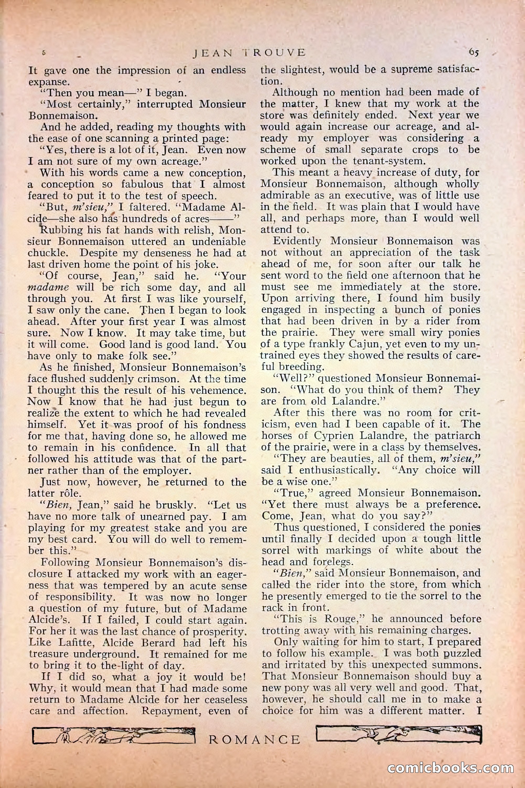 Romance, October 1920 — page 71 of 200