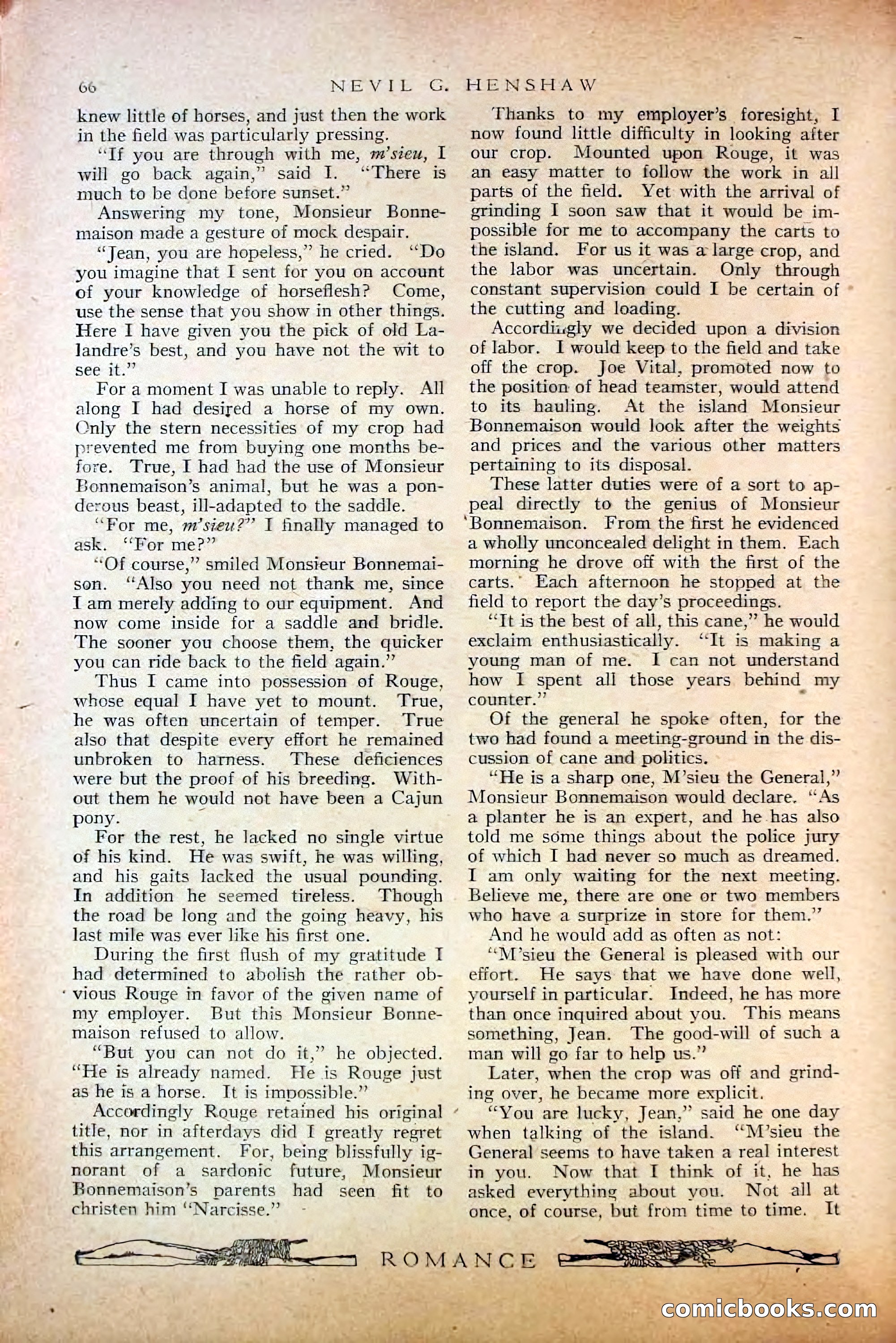 Romance, October 1920 — page 72 of 200