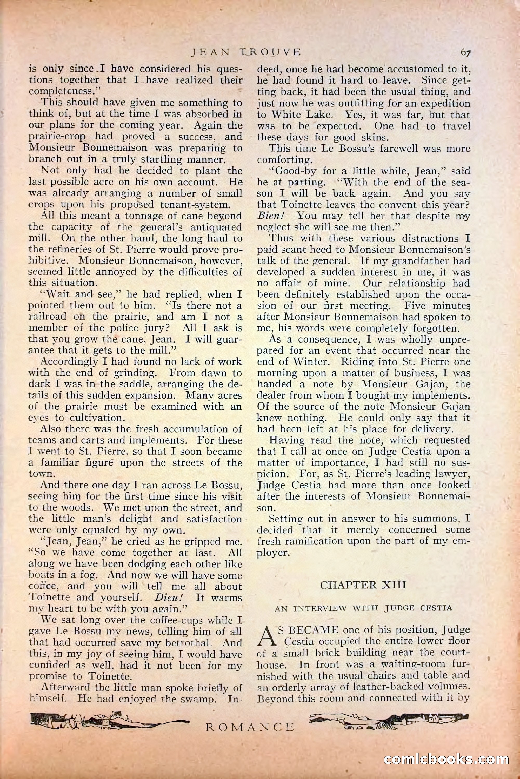 Romance, October 1920 — page 73 of 200
