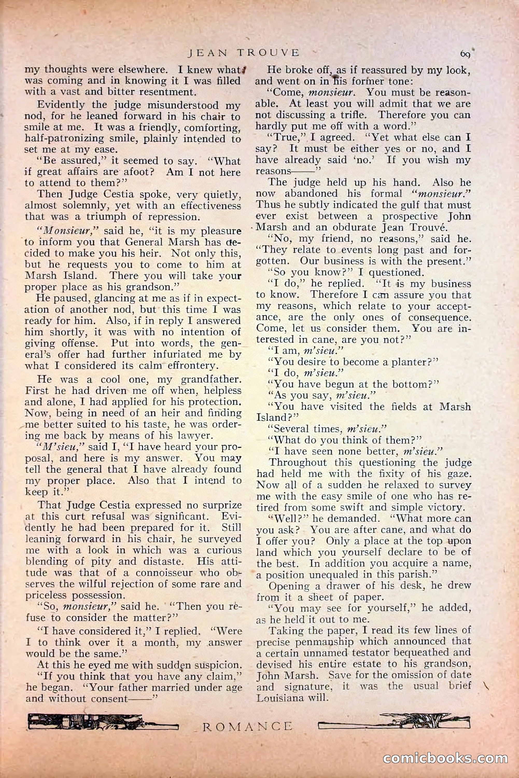 Romance, October 1920 — page 75 of 200