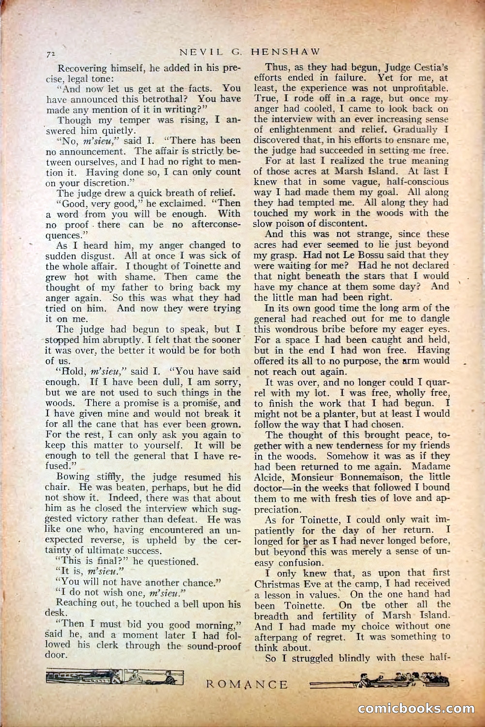 Romance, October 1920 — page 78 of 200
