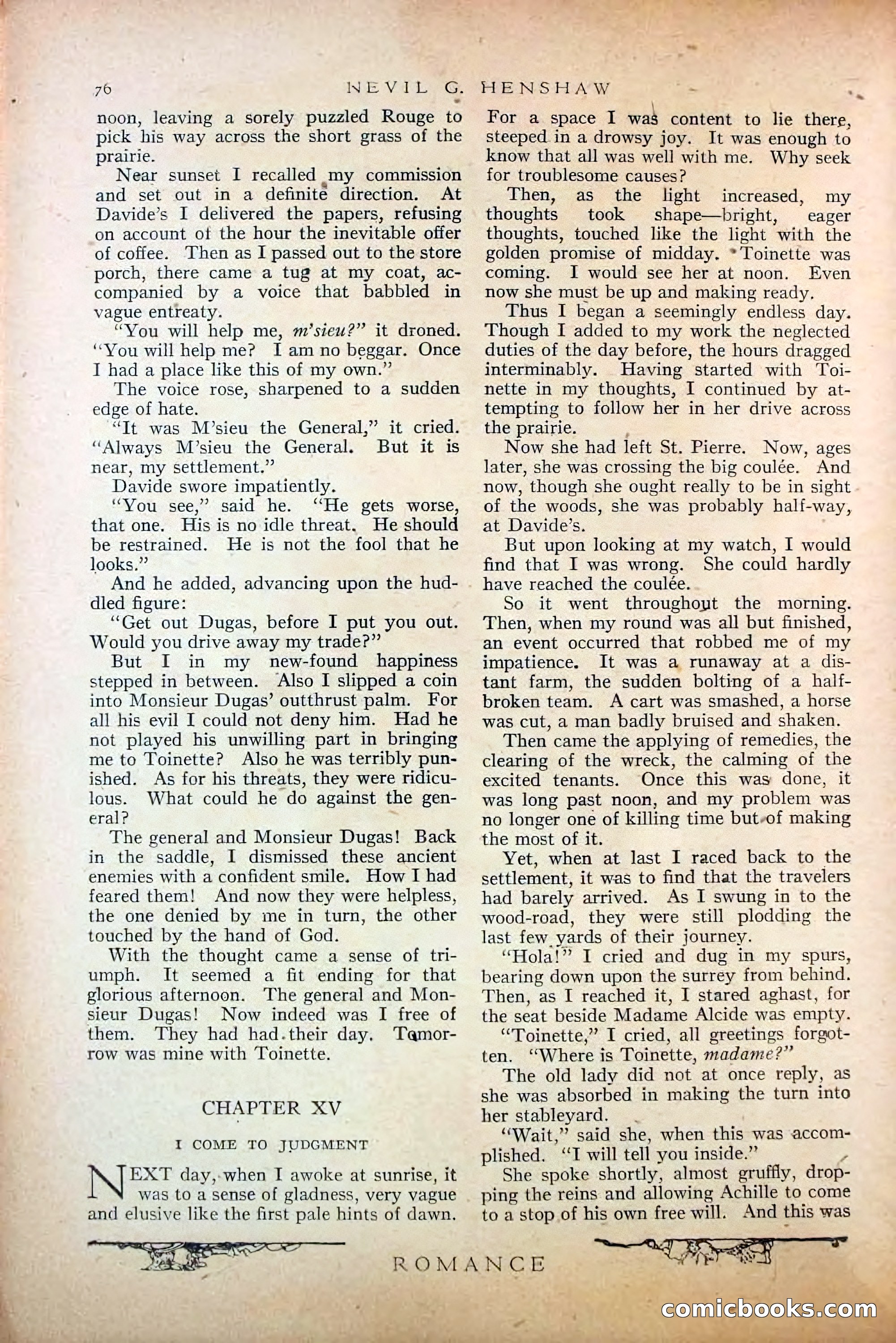 Romance, October 1920 — page 82 of 200