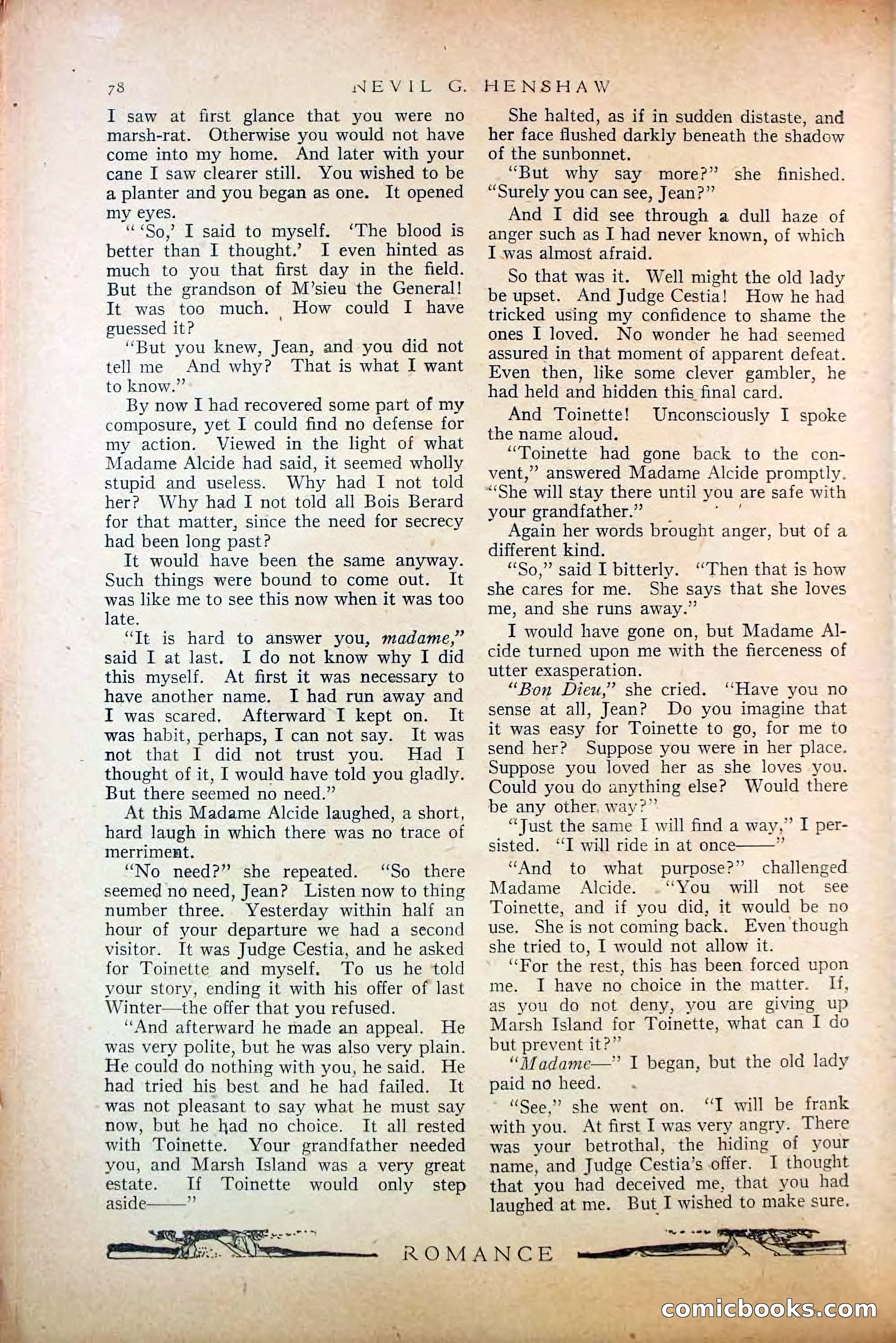 Romance, October 1920 — page 84 of 200