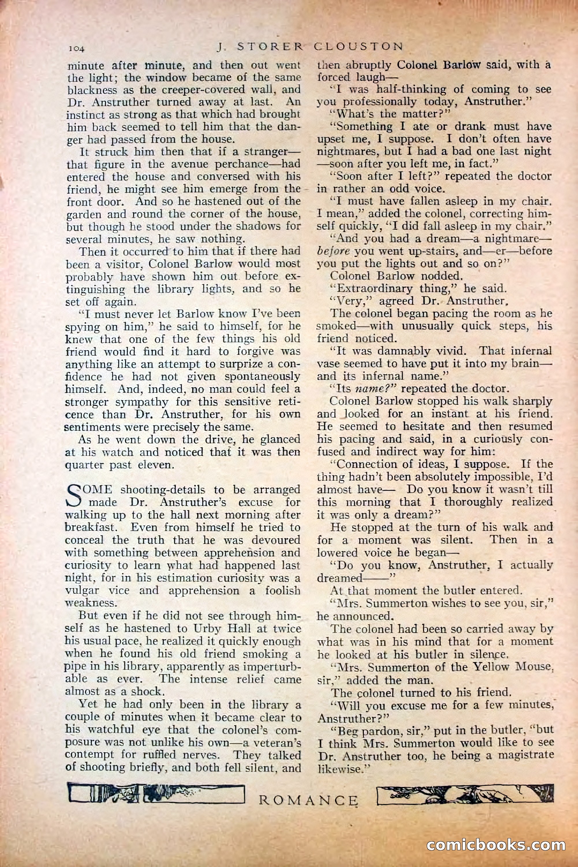 Romance, October 1920 — page 110 of 200