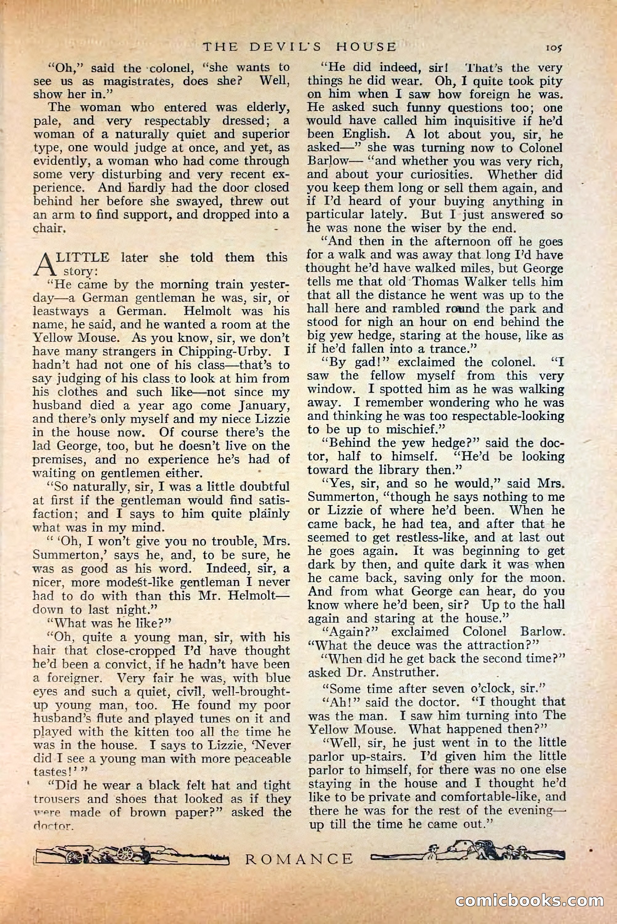 Romance, October 1920 — page 111 of 200
