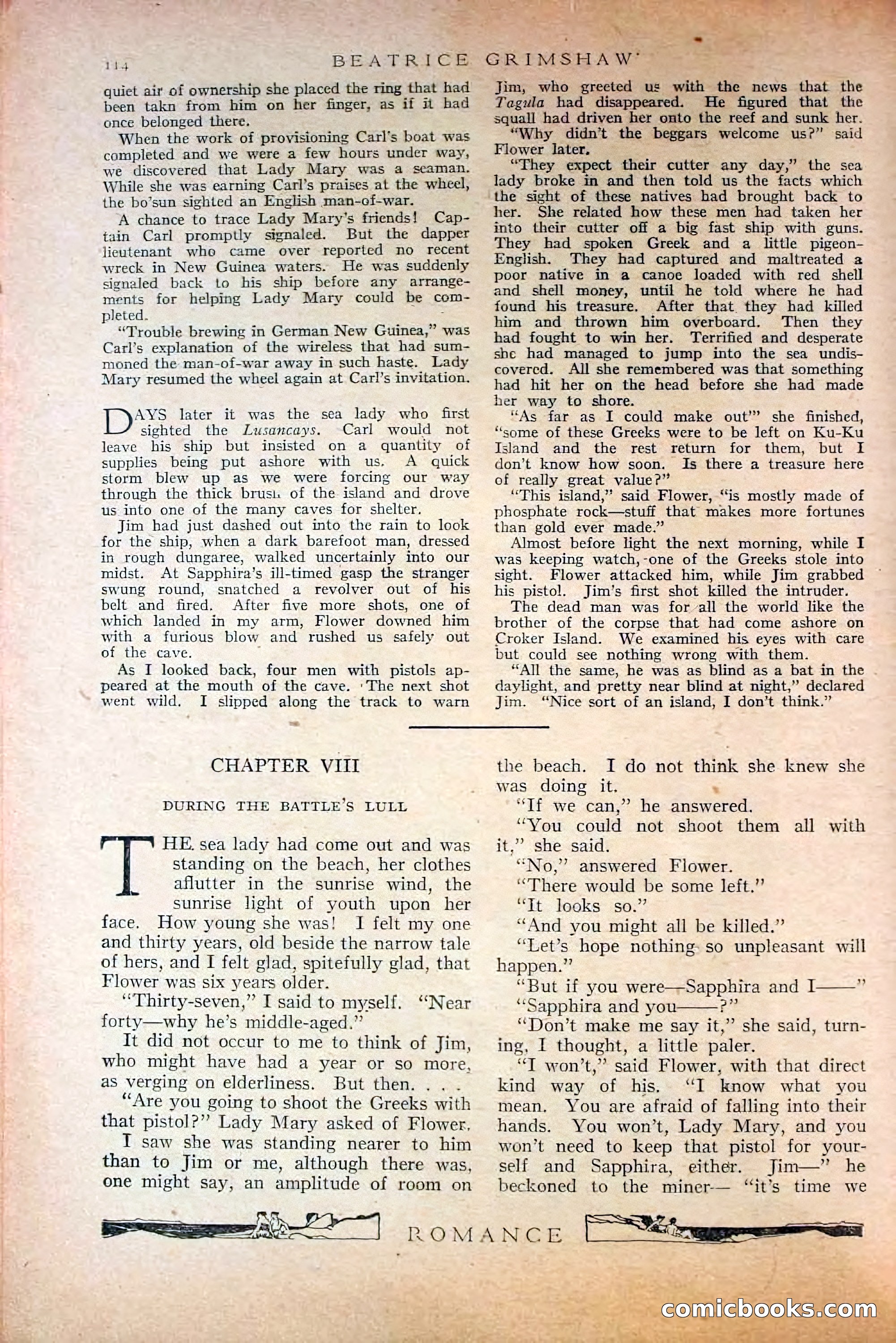 Romance, October 1920 — page 120 of 200