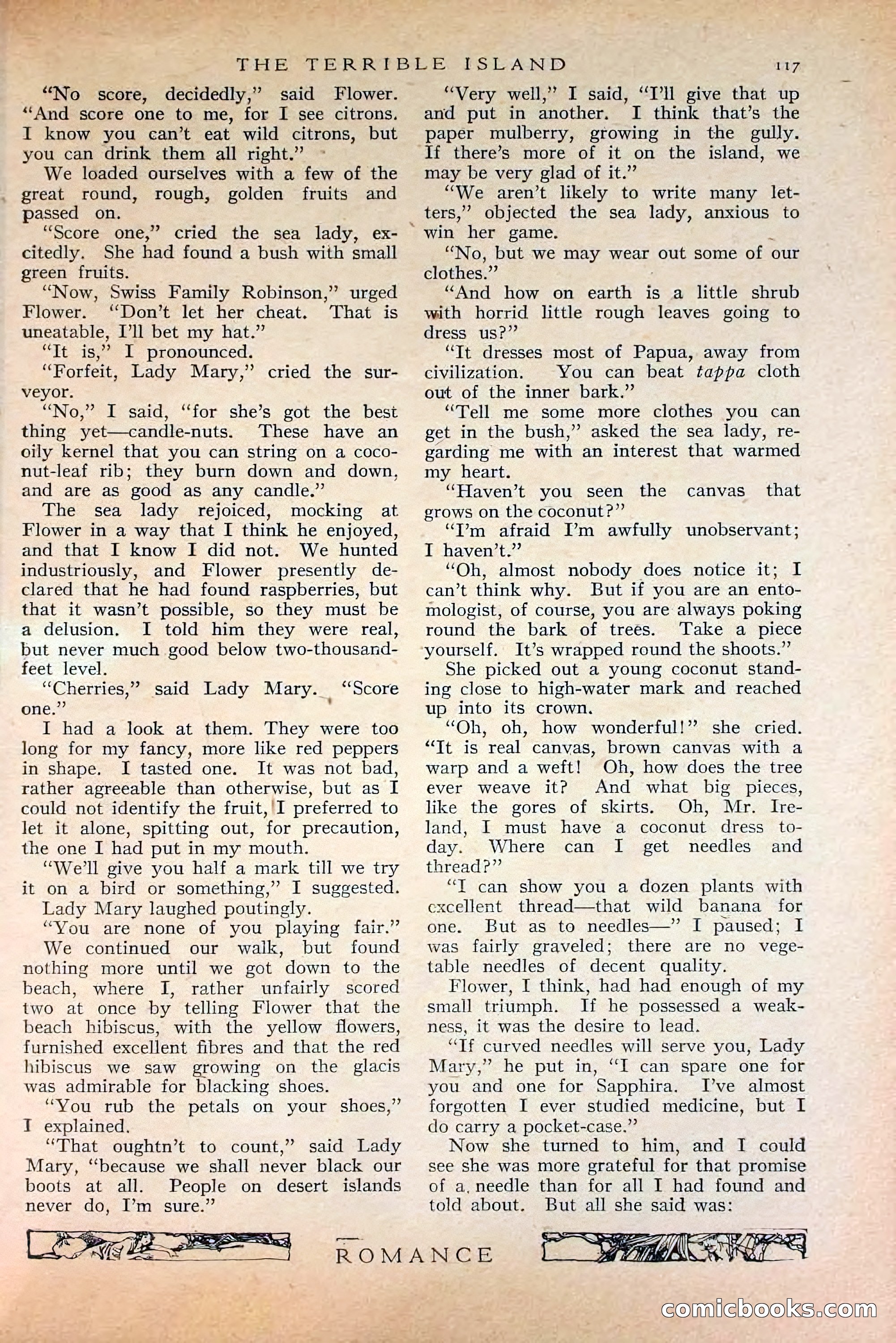 Romance, October 1920 — page 123 of 200