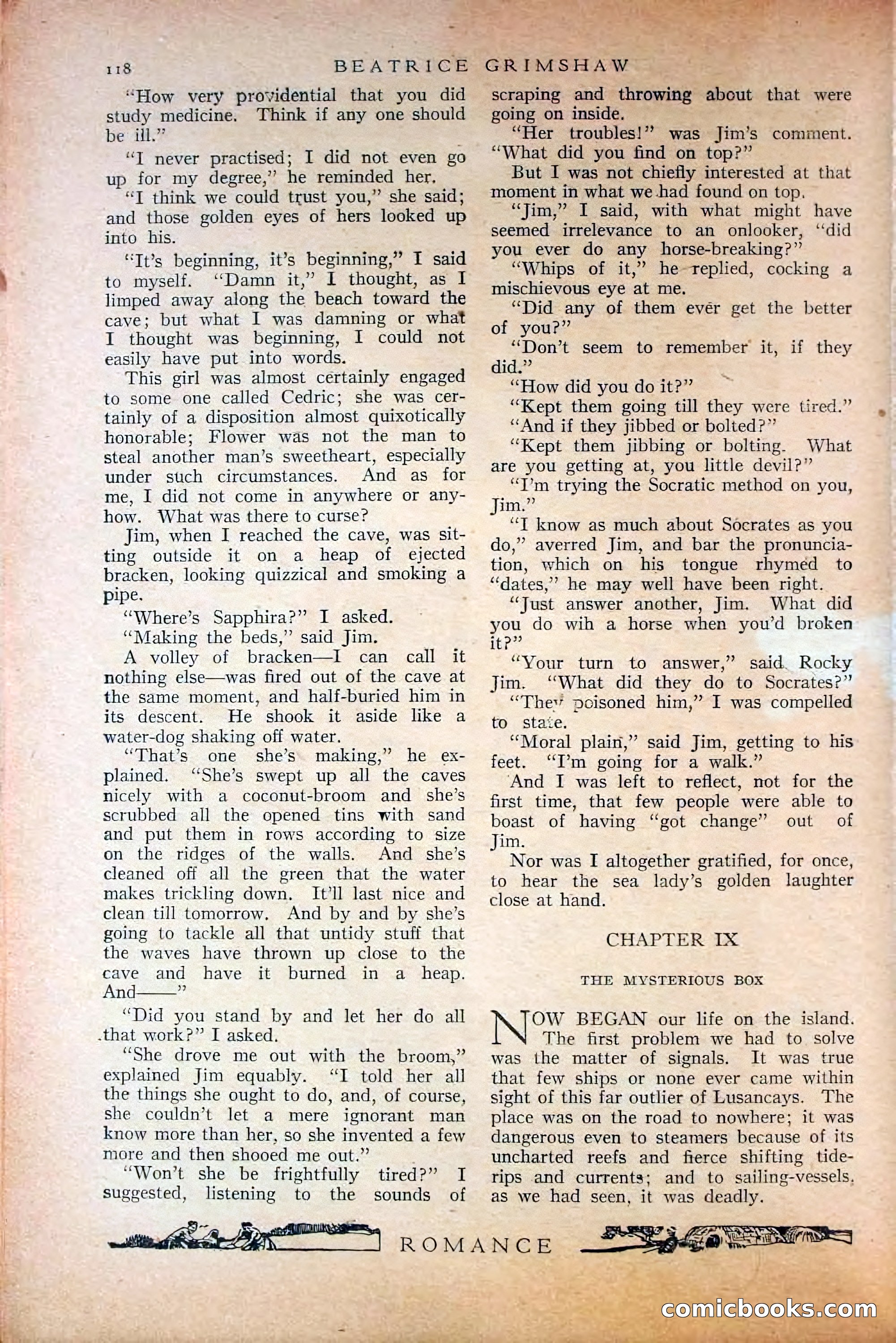 Romance, October 1920 — page 124 of 200